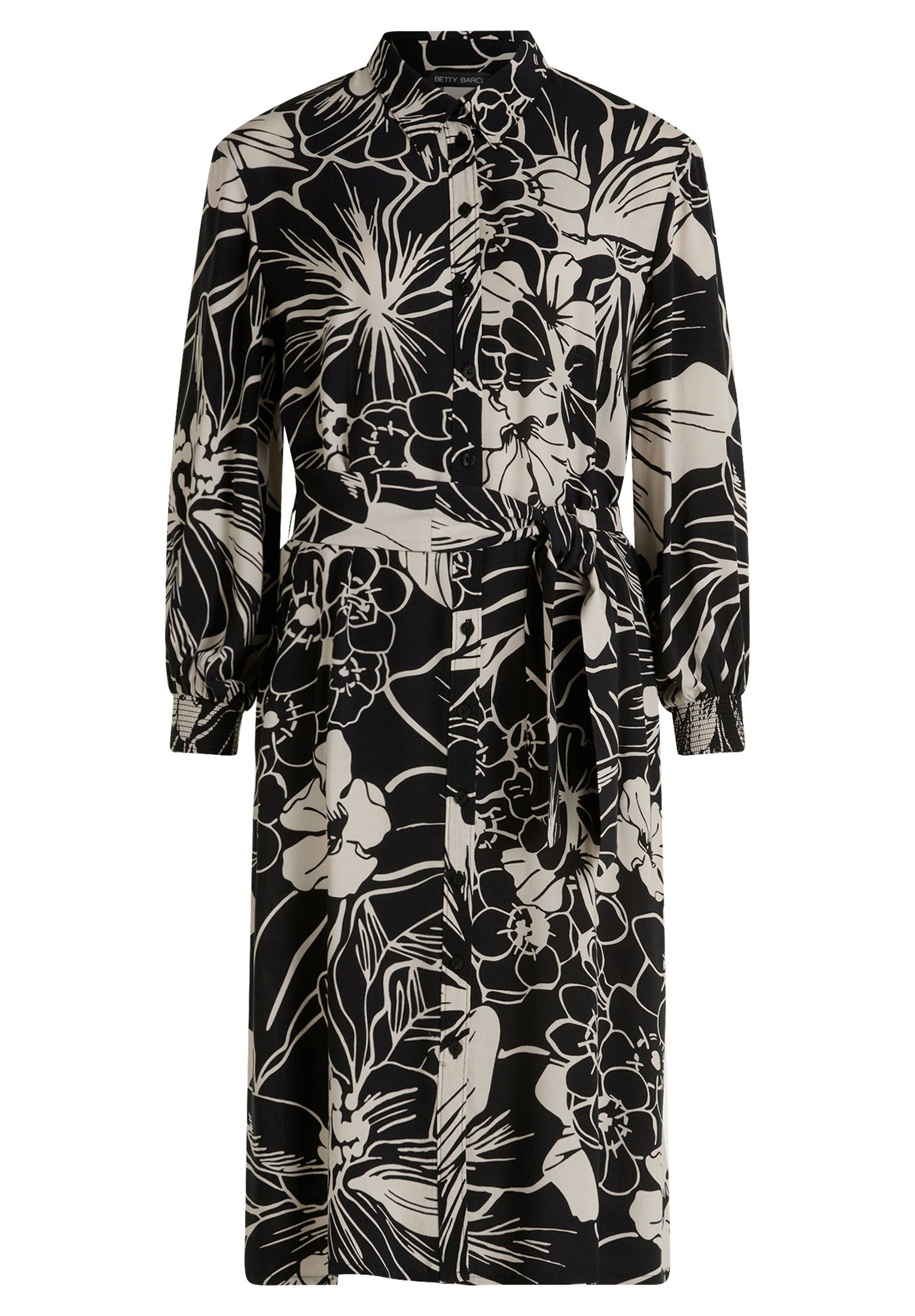 Betty Barclay Hemdblusenkleid Damen Hemdblusenkleid mit Bindegürtel Form günstig online kaufen