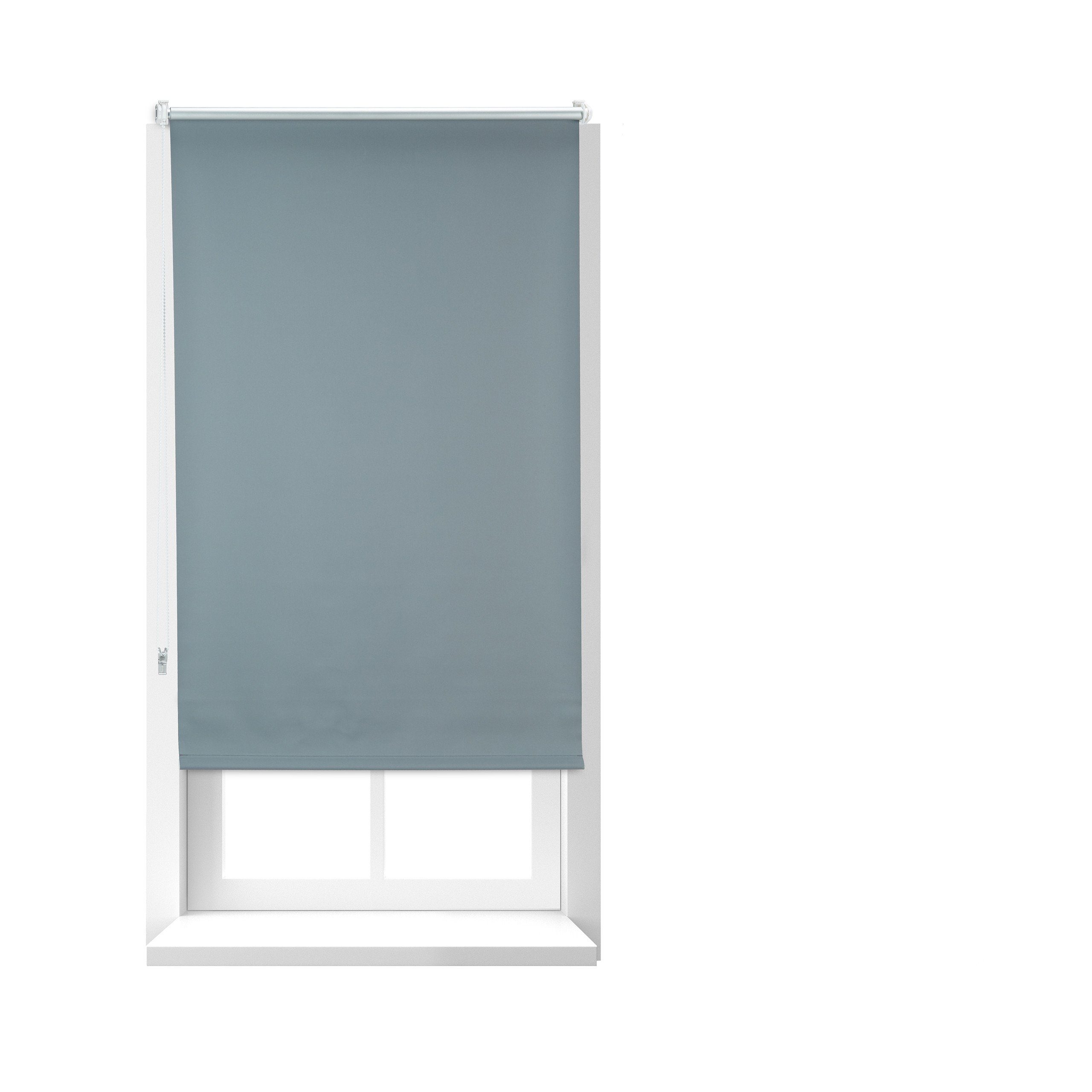 Verdunklungsrollo Verdunkelungsrollo grau 60 bis 120 breit, relaxdays, 60x160cm