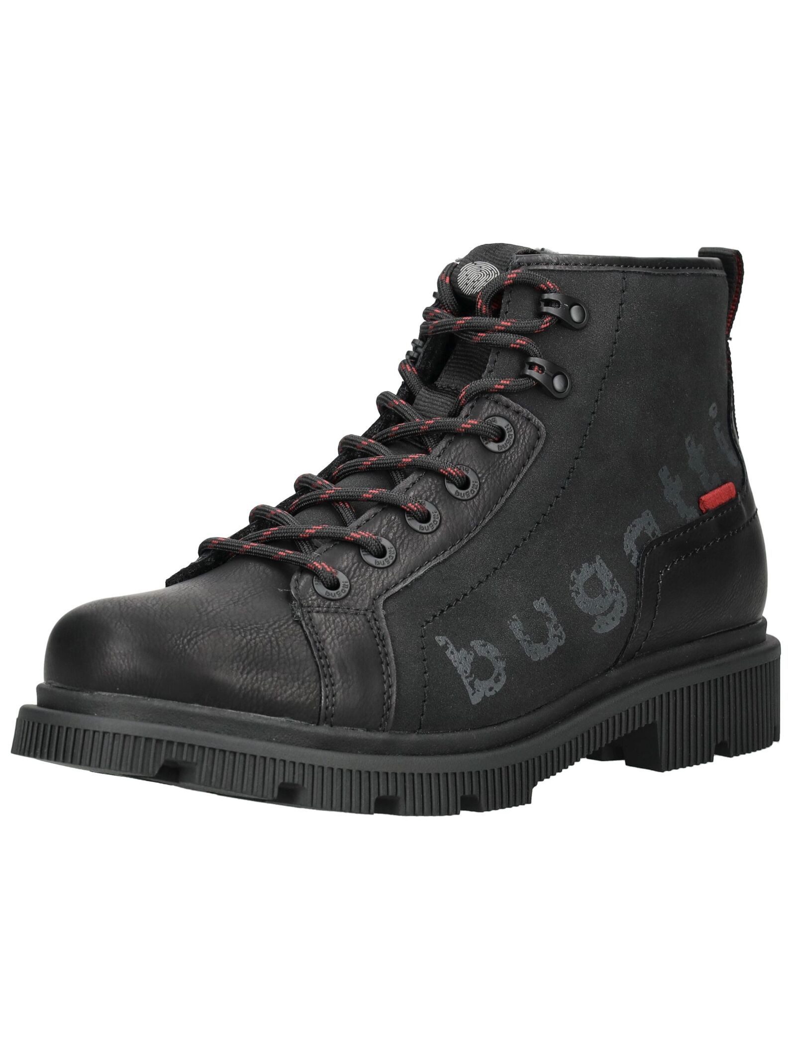 bugatti bugatti Stiefelette Lederimitat Schnürstiefelette