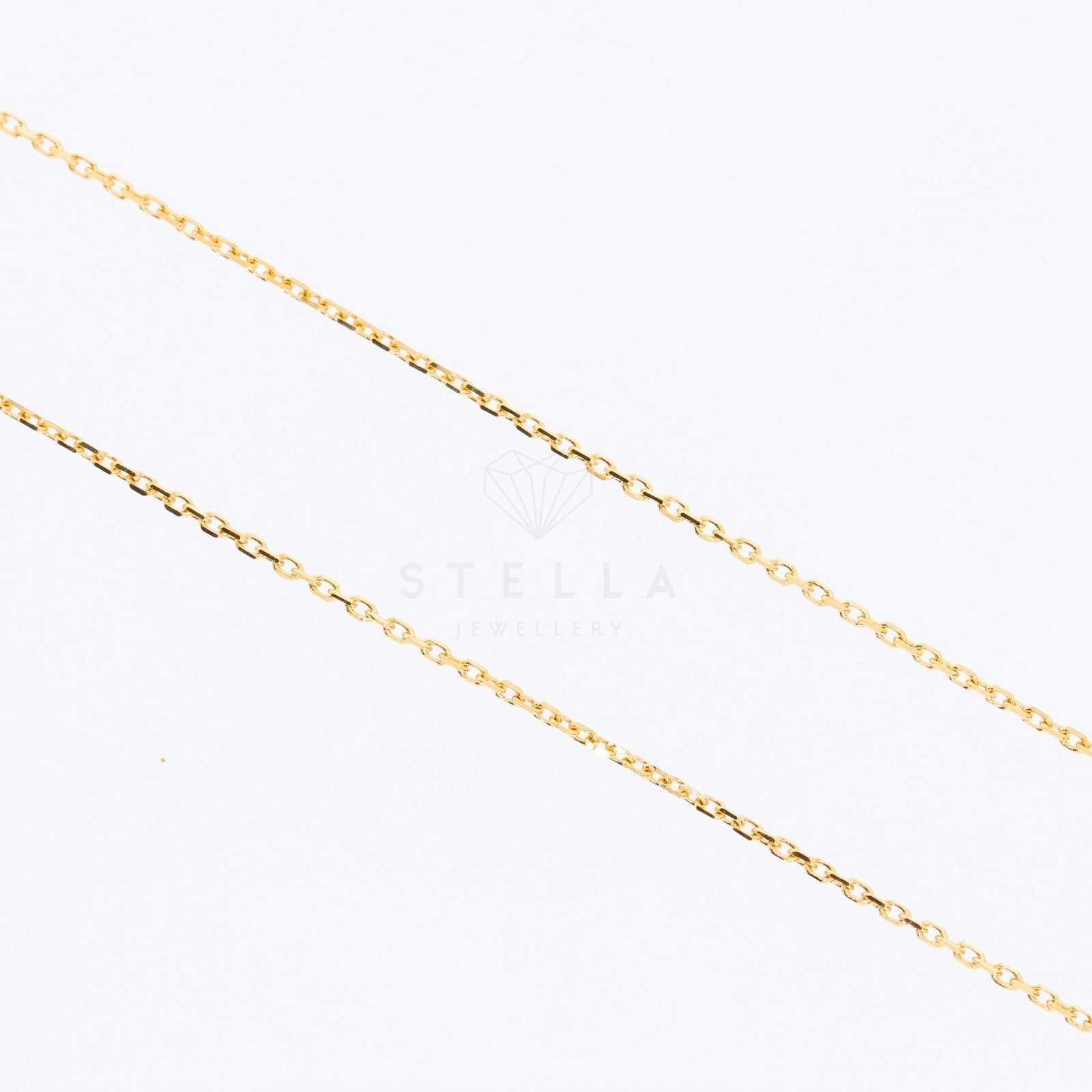 Stella-Jewellery Collier 585er Gold Halskette Buchstaben mit Kette Buchstaben Anhänger (Kette mit Etui), mit Anhänger, inkl. Anhänger