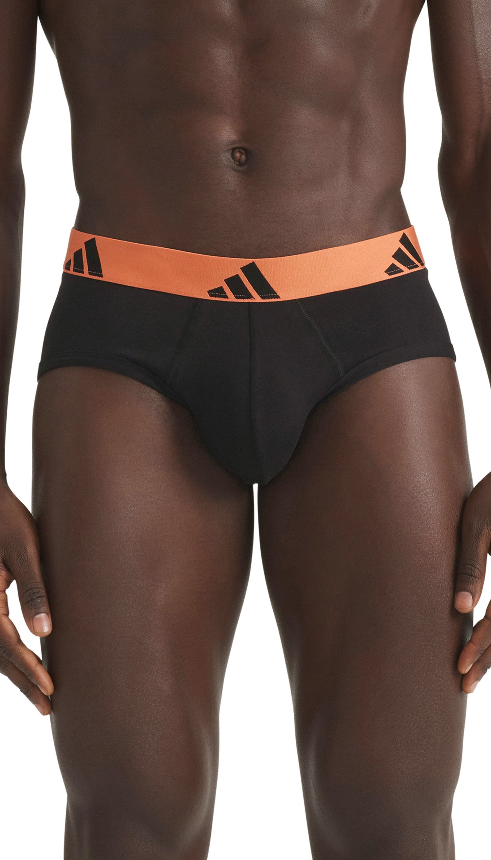 adidas Sportswear Slip Active Flex Cotton (3er Pack) elastisch, Logo-Bund, scheuerfreies Tragegefühl, ohne Eingriff