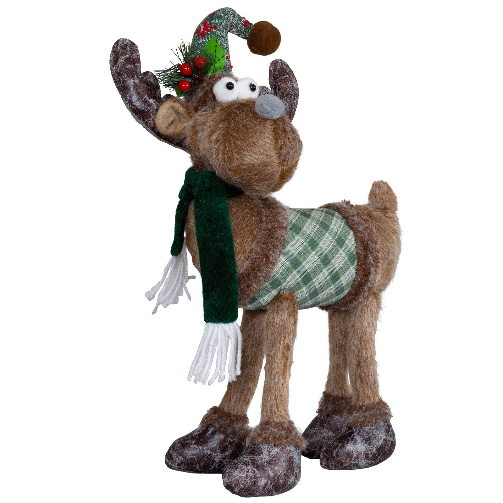 Christmas Paradise Weihnachtsfigur Elch 37cm (47cm) stehend, Rentier (Deko günstig online kaufen