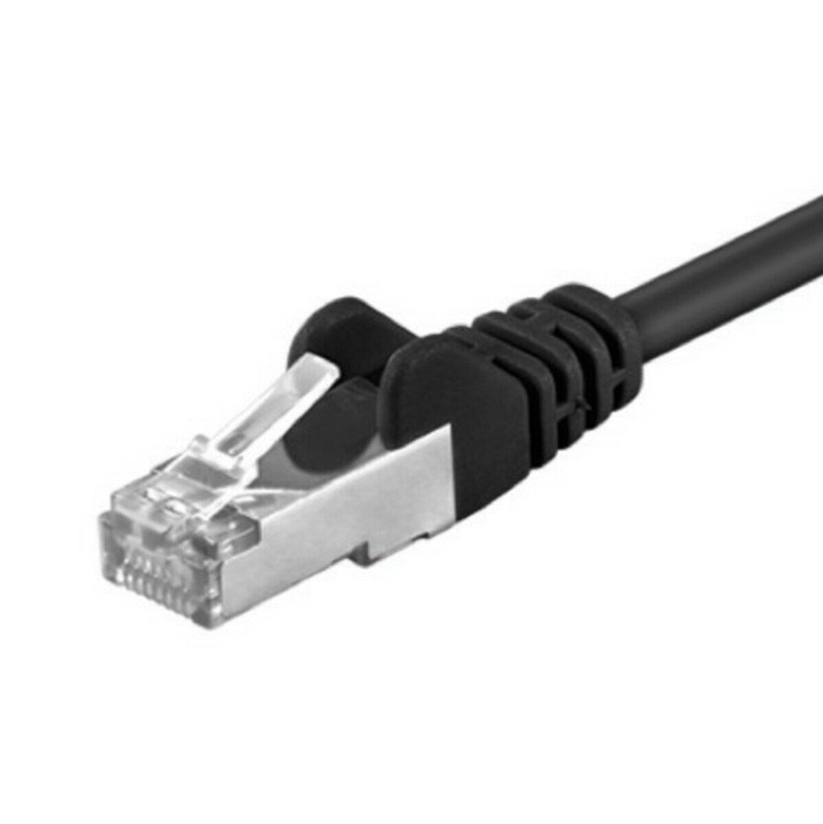 DSIT CAT 5e Netzwerkkabel F/UTP - 10 Meter - Schwarz Netzwerkkabel, (1000 cm)