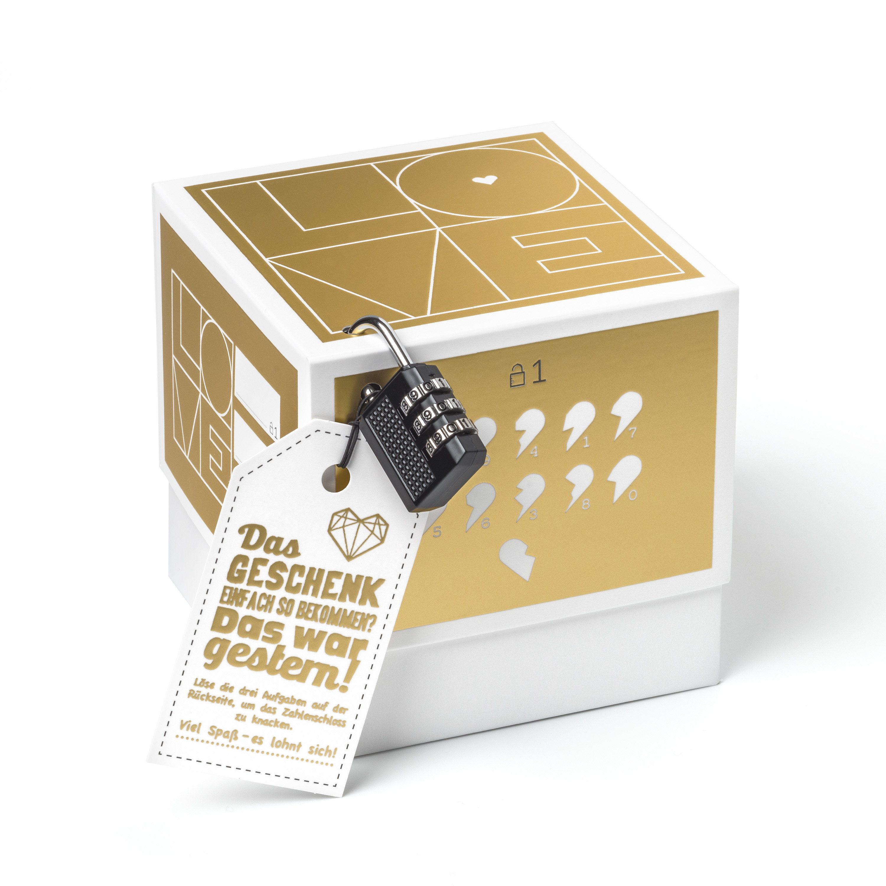 SURPRISA Geschenkbox Geschenkbox mit Samt und Glanz, Rätselbox für Geschenke und Gutscheine, zum Valentinstag, Jahrestag, Hochzeitstag