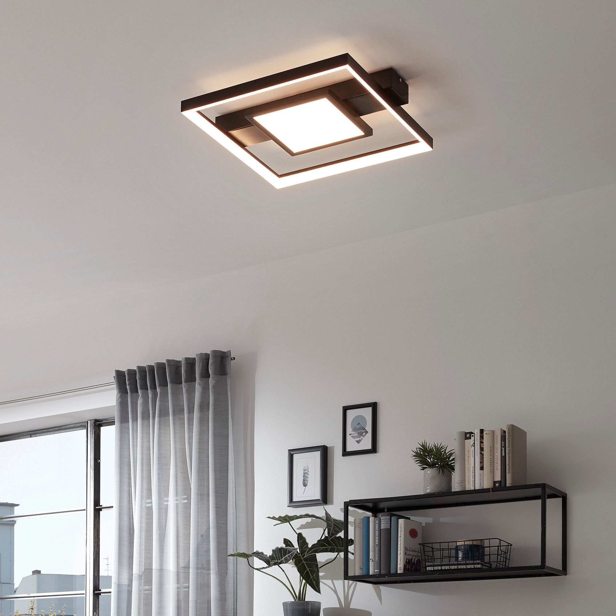 Briloner Leuchten LED Deckenleuchte LED Deckenleuchte mit Mittelbeleuchtung günstig online kaufen