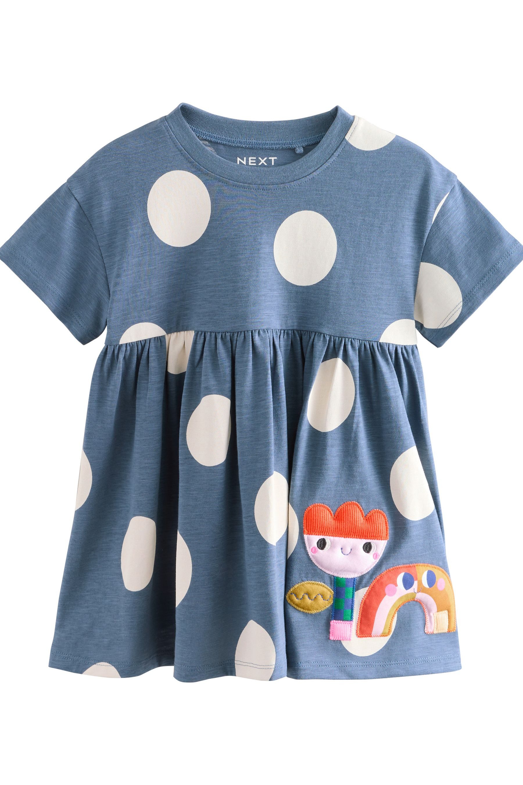 Next Jerseykleid Kurzärmeliges Jersey-Sommerkleid (1-tlg) günstig online kaufen