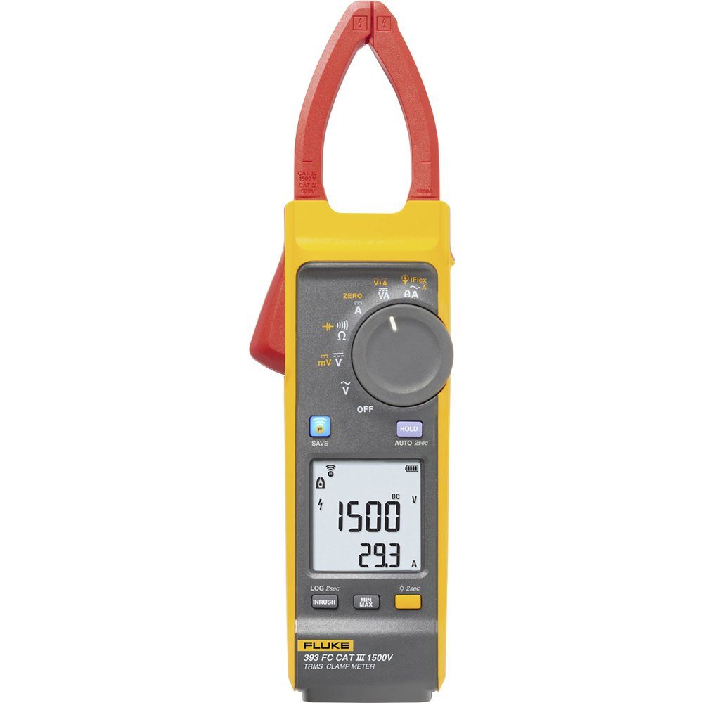Fluke Spannungsprüfer Fluke 393 FC iFlex Stromzange digital CAT III 1500 V, (393 FC iFlex)
