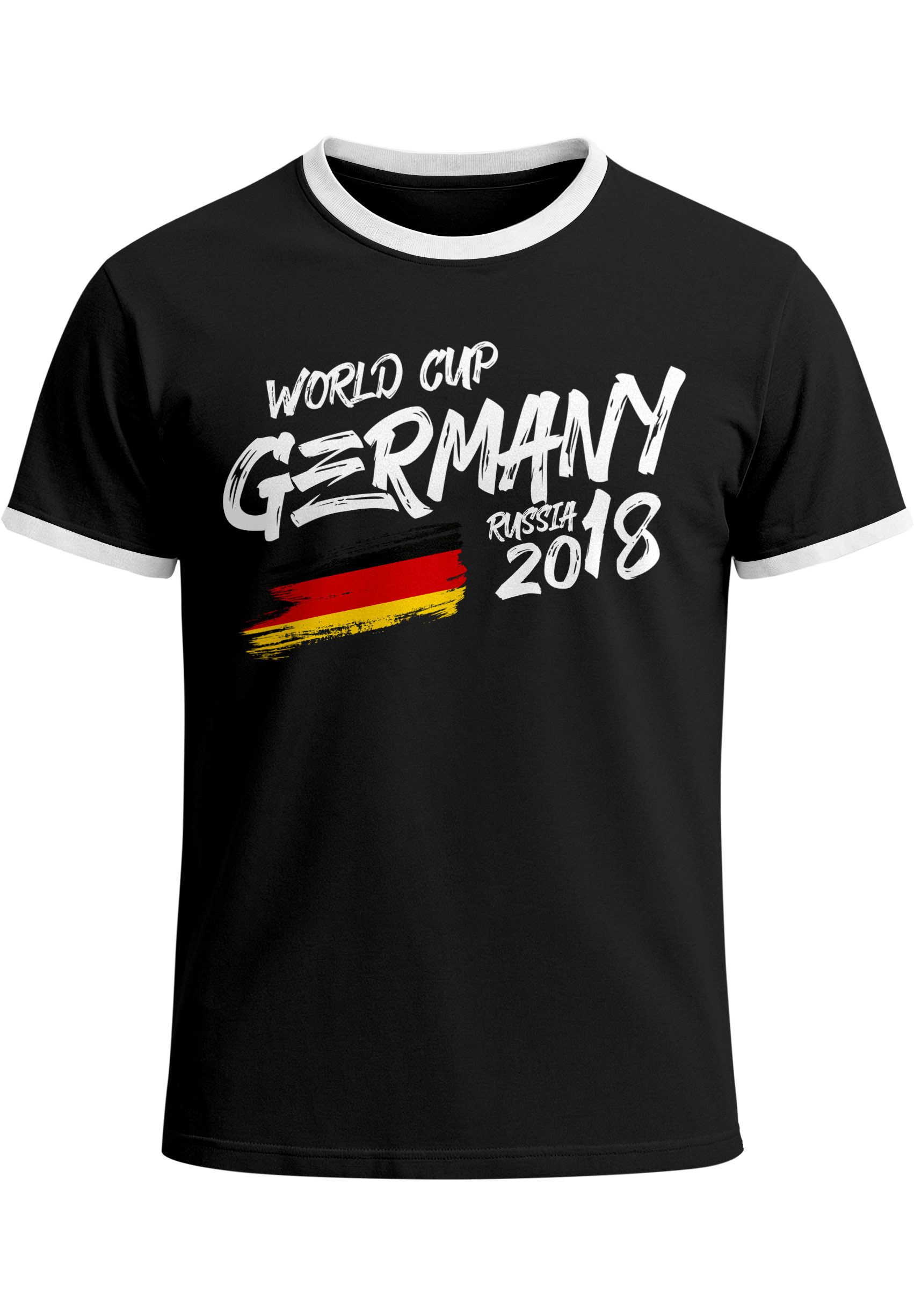 MoonWorks Print-Shirt Moonworks® Herren Fan-Shirt WM Fußball Weltmeisterschaft 2026 World mit Print