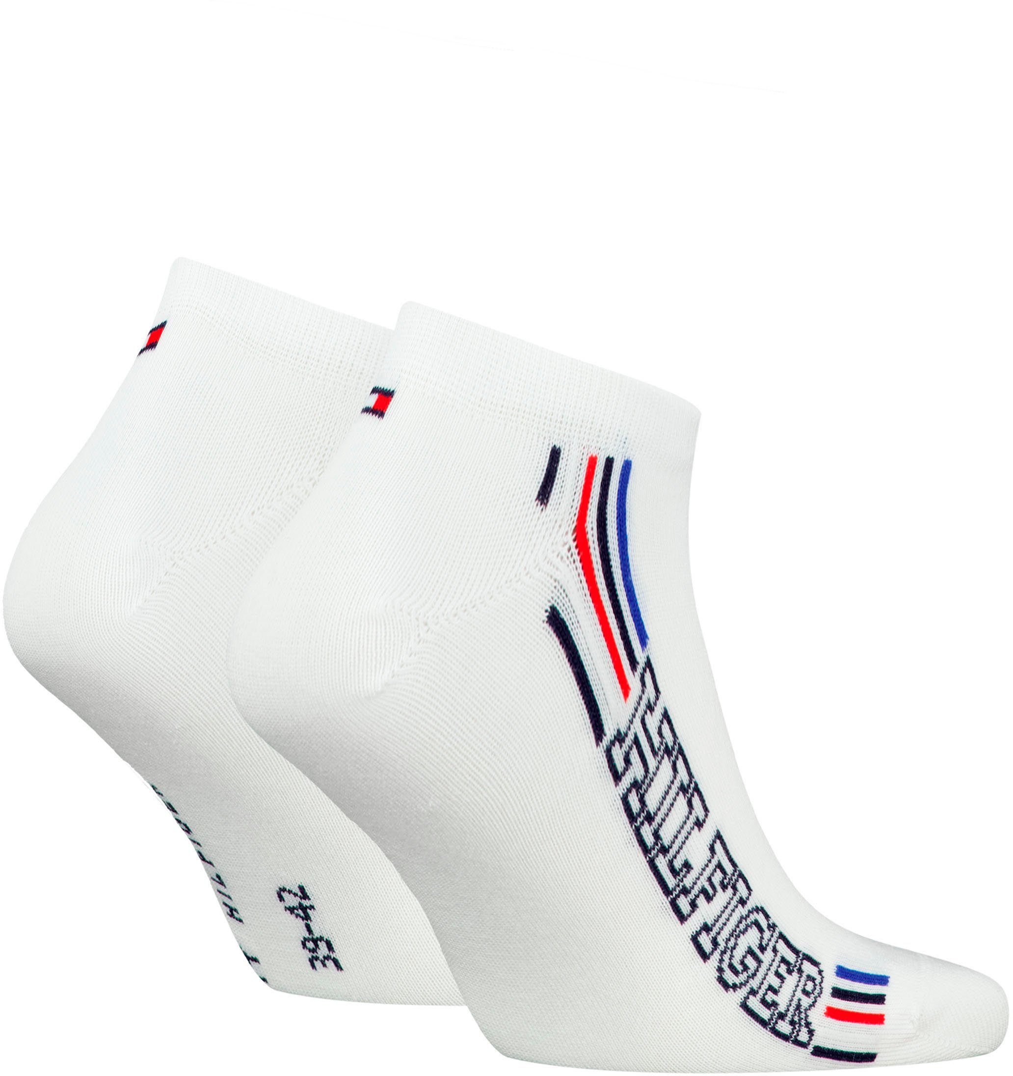 Tommy Hilfiger Sneakersocken (2-Paar) mit seitlichem Logoschriftzug | Sneakersocken