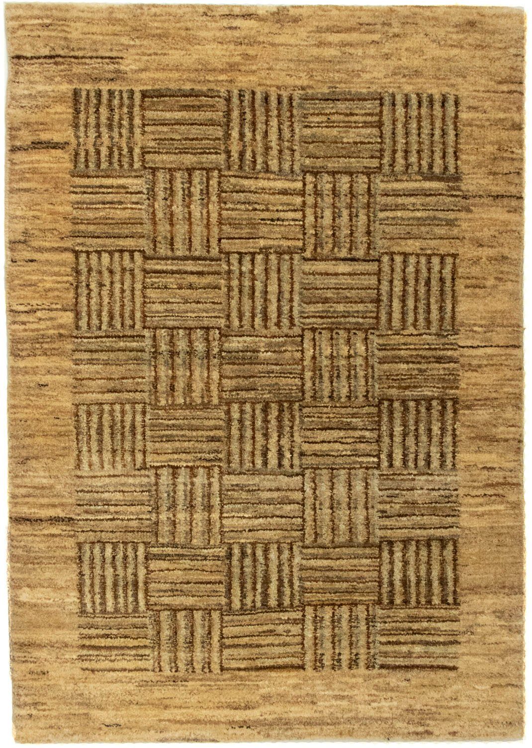 Wollteppich Gabbeh Teppich handgeknüpft rechteckig, 18 natur, Höhe: mm, handgeknüpft morgenland