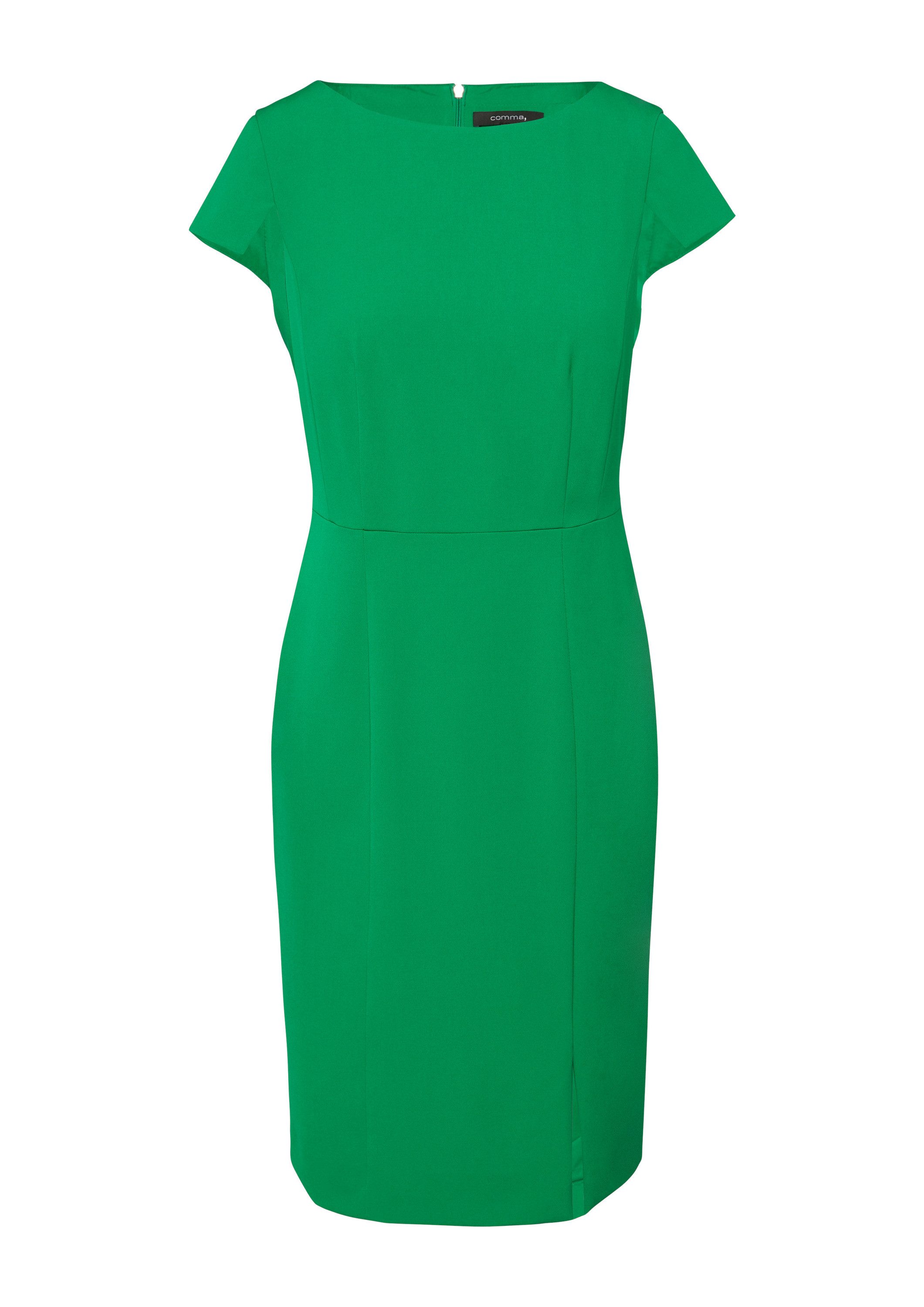 comma Minikleid Kleid Tailliertes Kleid mit seitlich geschlitztem Saum und günstig online kaufen