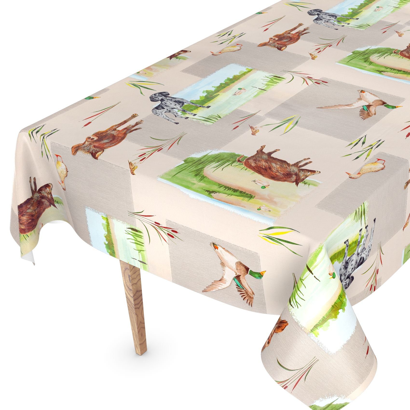 ANRO Tischdecke Wachstuchtischdecke Gartentischdecke Wachstischdecke (Einze günstig online kaufen