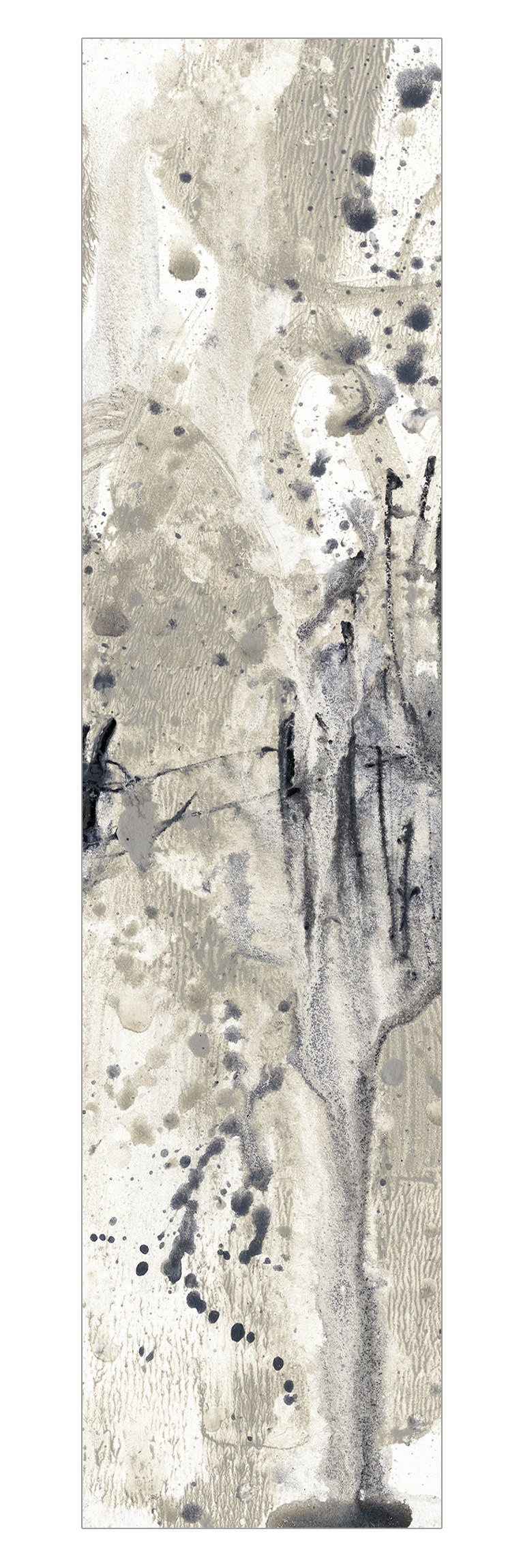 Schiebegardine modern Flächenvorhang blickdicht Hommage an Taupe II