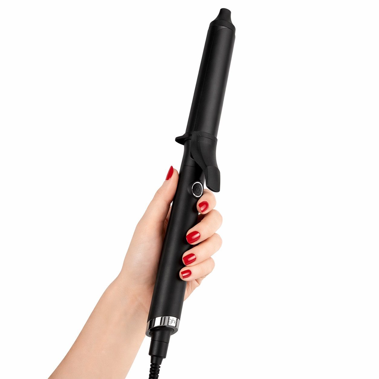 GHD Lockenstab GHD Curve Creative Curl Wand Lockenstab - schwarz, Einzigartiges Gabelgelenk