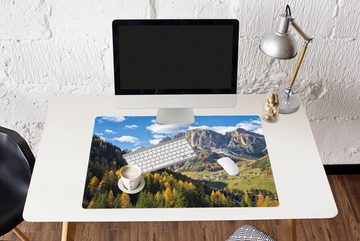 MuchoWow Gaming Mauspad Herbst - Dolomiten - Italien (1-St), Büro für Tastatur und Maus, Mousepad Gaming, 90x60 cm, XXL, Großes