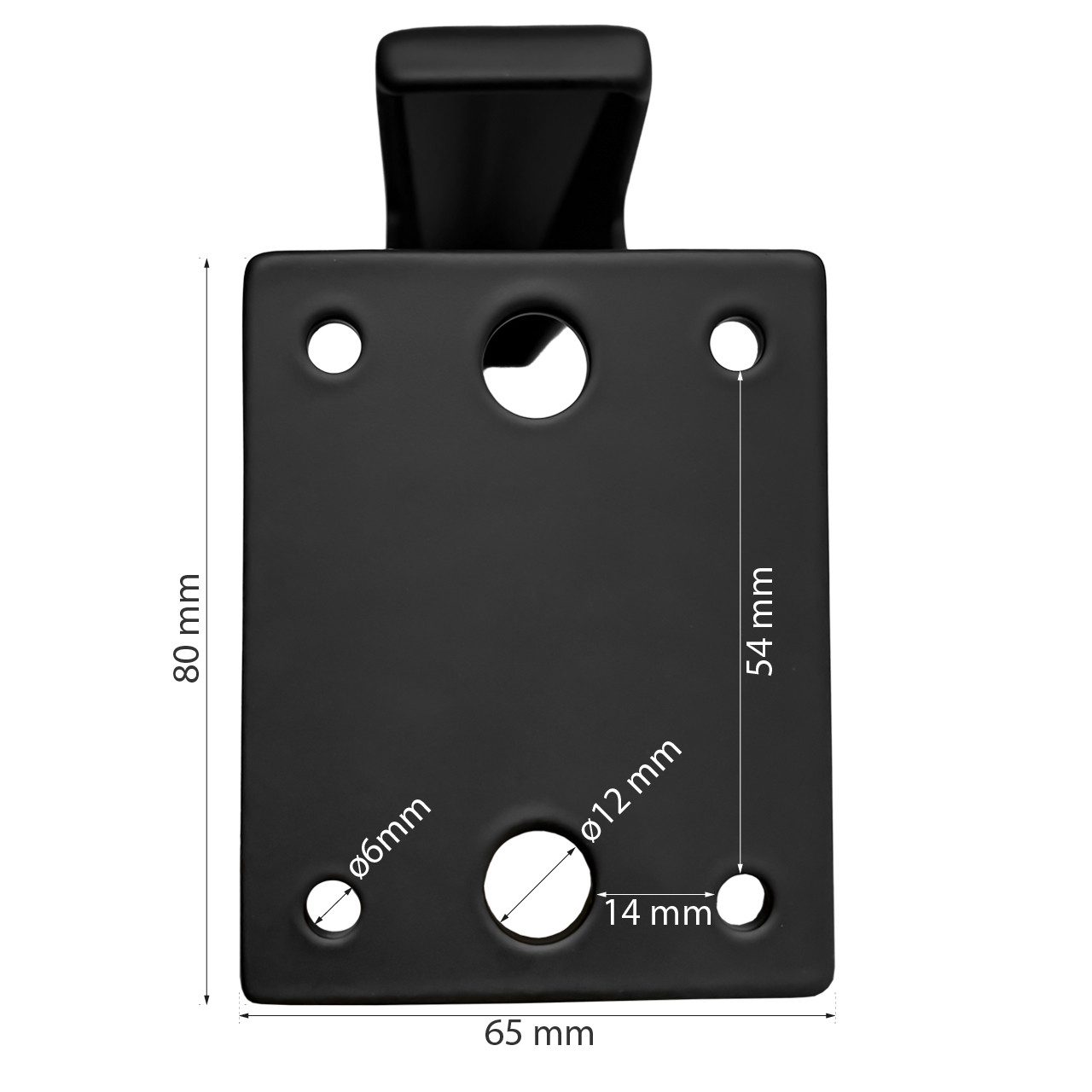 Prima-Online Tischbein Design Möbelfüße Metall 18 cm Schwarz Matt – Industrial Stahlfüße