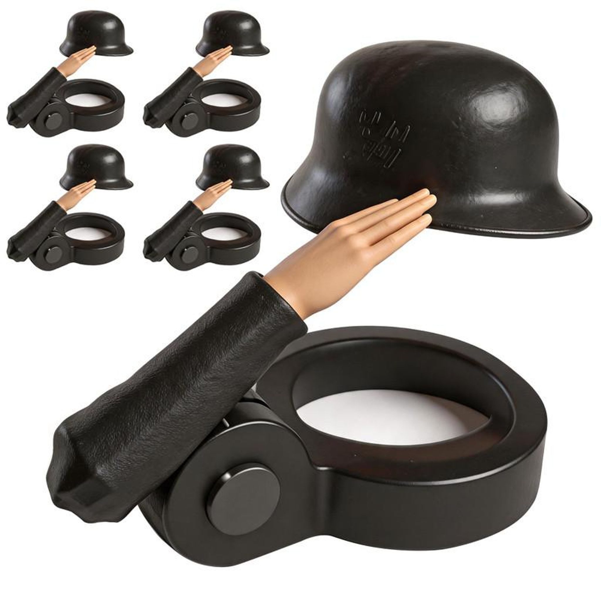 FELIXLEO Flaschenkorb Bierflaschenverschluss 5er Set Militär Design Flaschenverschluss