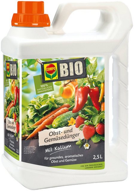 Compo Spezialdünger »COMPO BIO«, Obst- und Gemüsedünger, 2,5 Liter