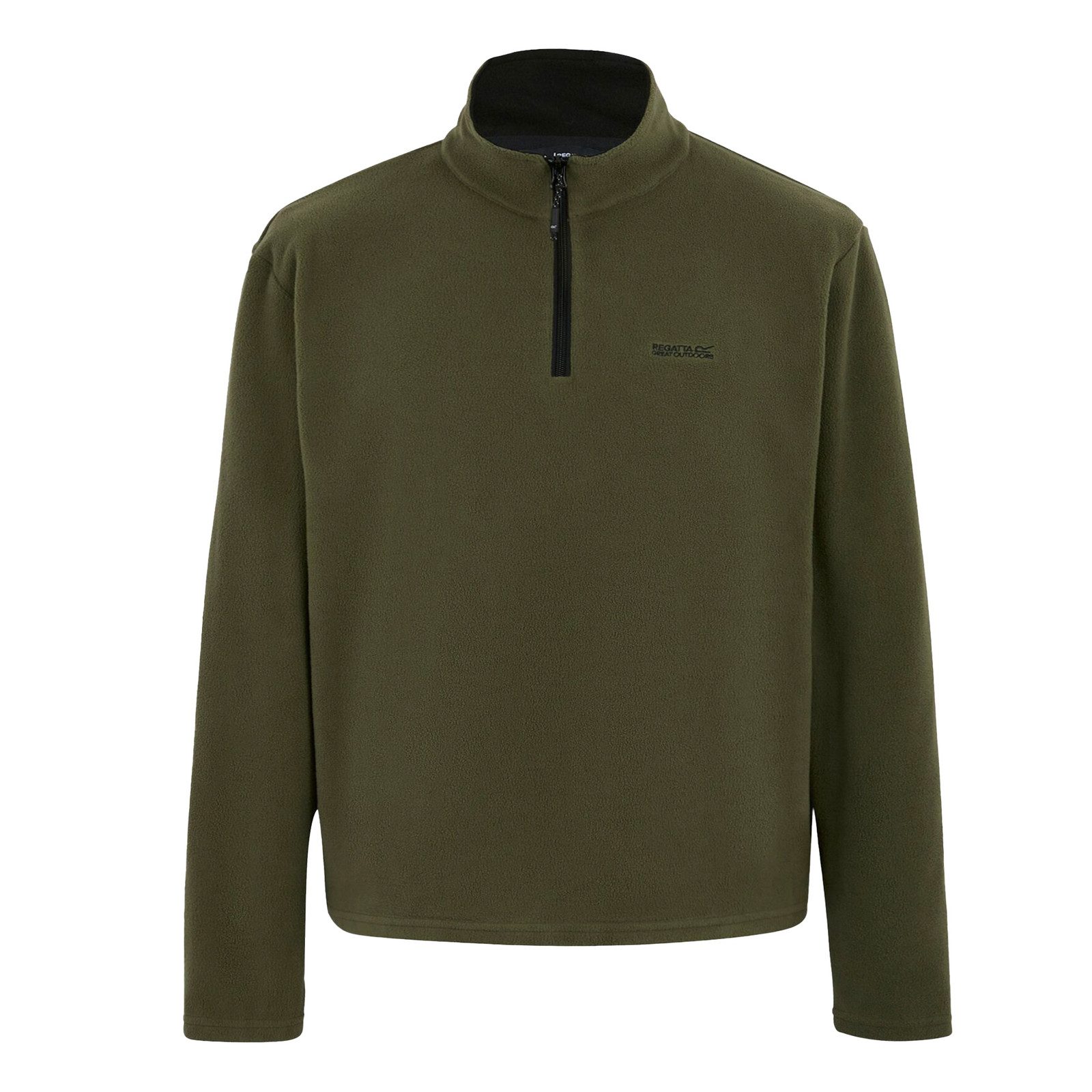 Regatta Stehkragenpullover Halfzip Thompson mit Markenschriftzug auf der Vo günstig online kaufen