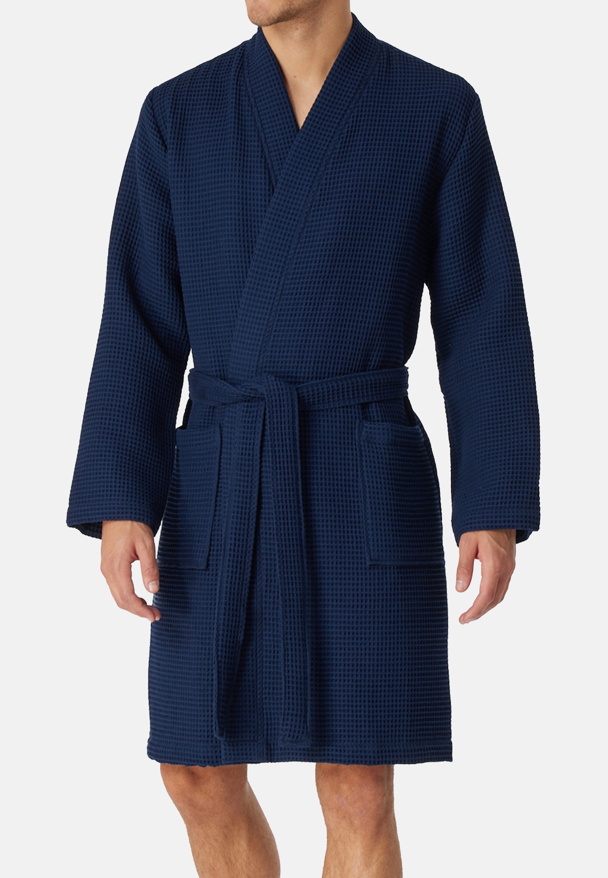Schiesser Bademantel Waffel Piqué - Organic Cotton, Baumwolle, nicht releva günstig online kaufen