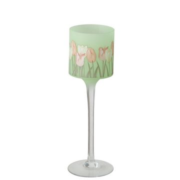 BOLTZE Dekoobjekt Boltze Windlicht Tulipa, 2 teilig (Kerzenhalter aus Glas, mit