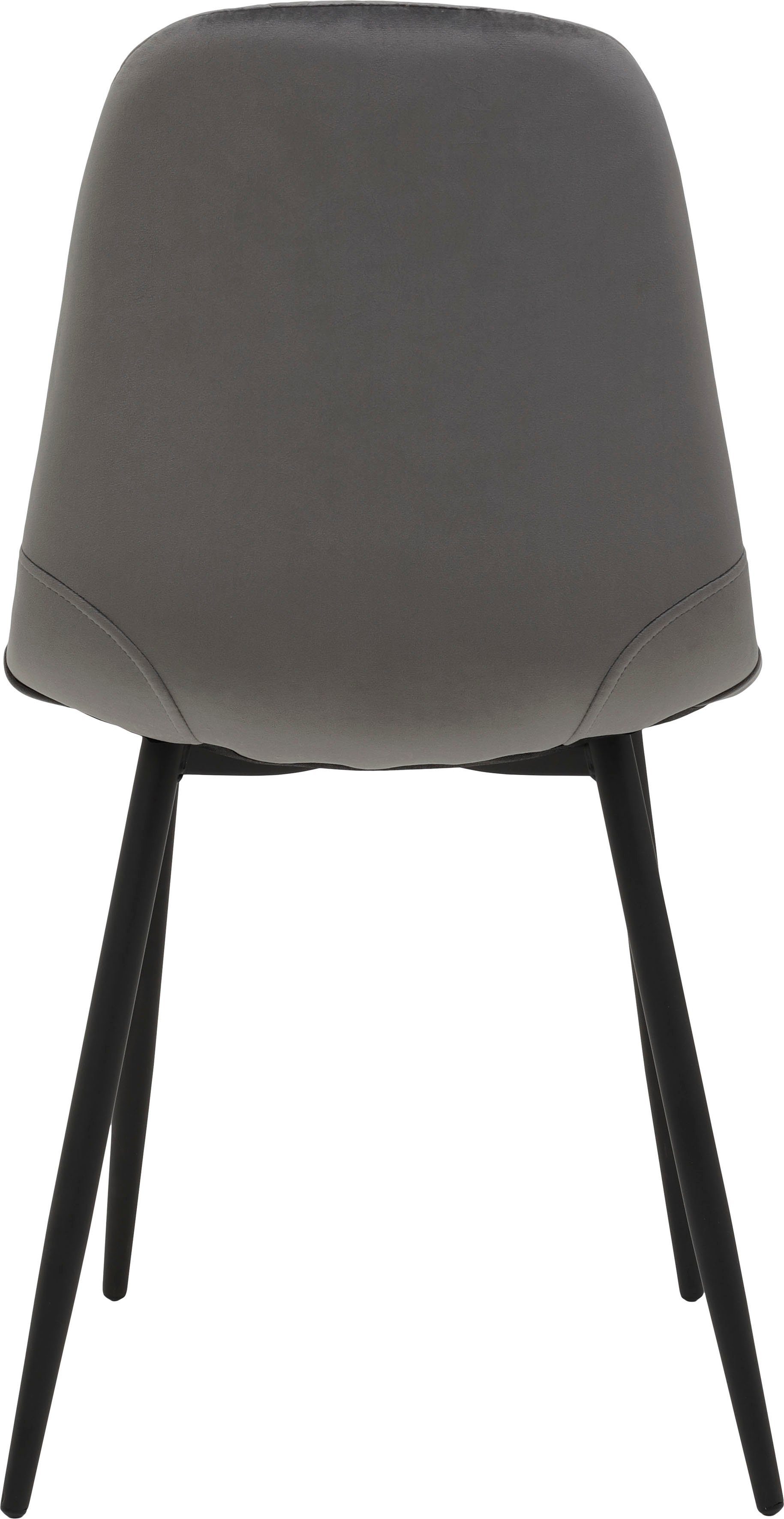 HELA Schalenstuhl MIRA, Esszimmerstuhl, Stuhl, 4-Fuß Stuh (Set, 4 St), 1, 2 oder 4 Stück, Schalenstuhl mit Steppung, Küchenstuhl – Bild 4 von 5