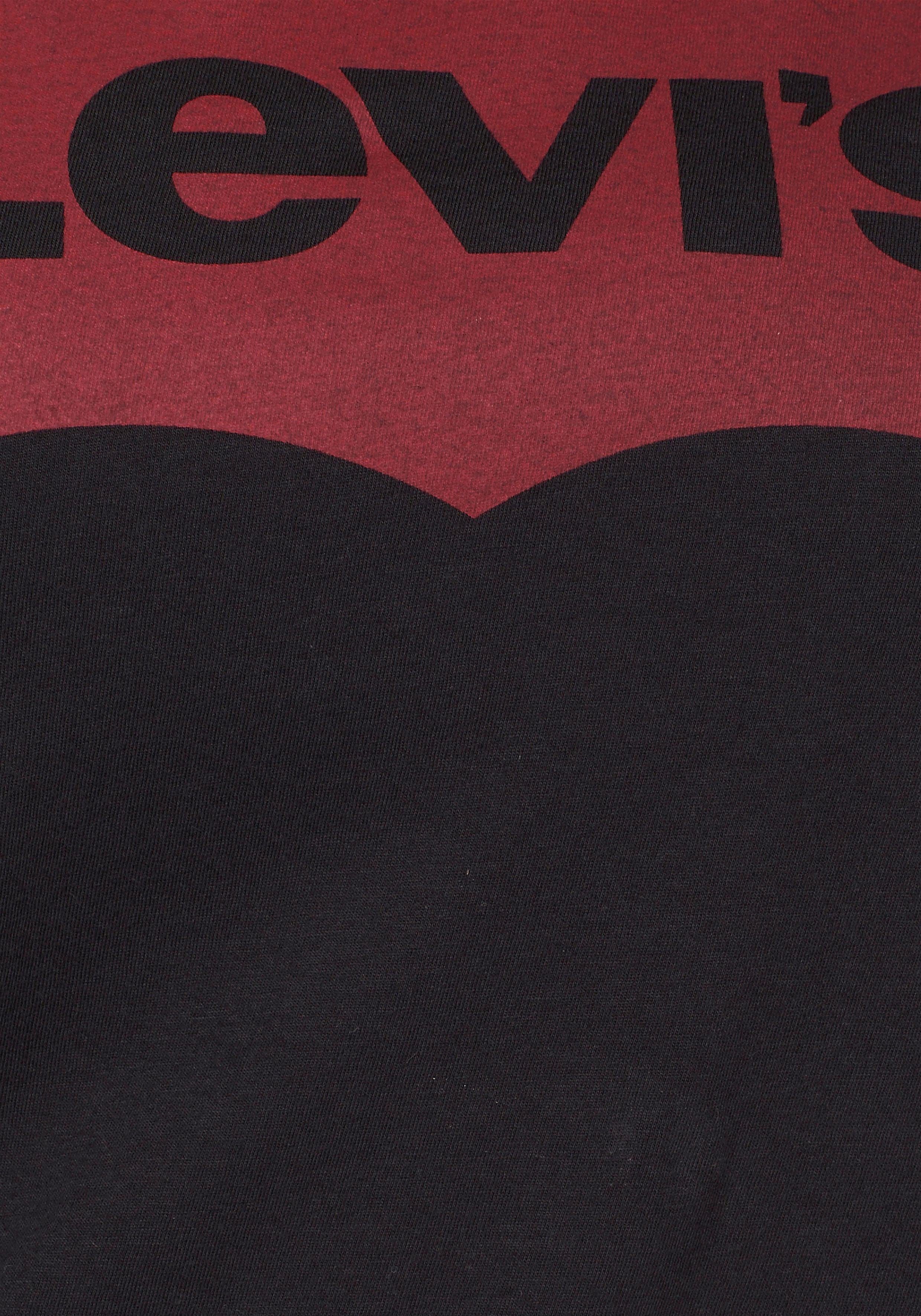 black mit T-Shirt Tee jet Batwing-Logo Plus Levi's® Perfect