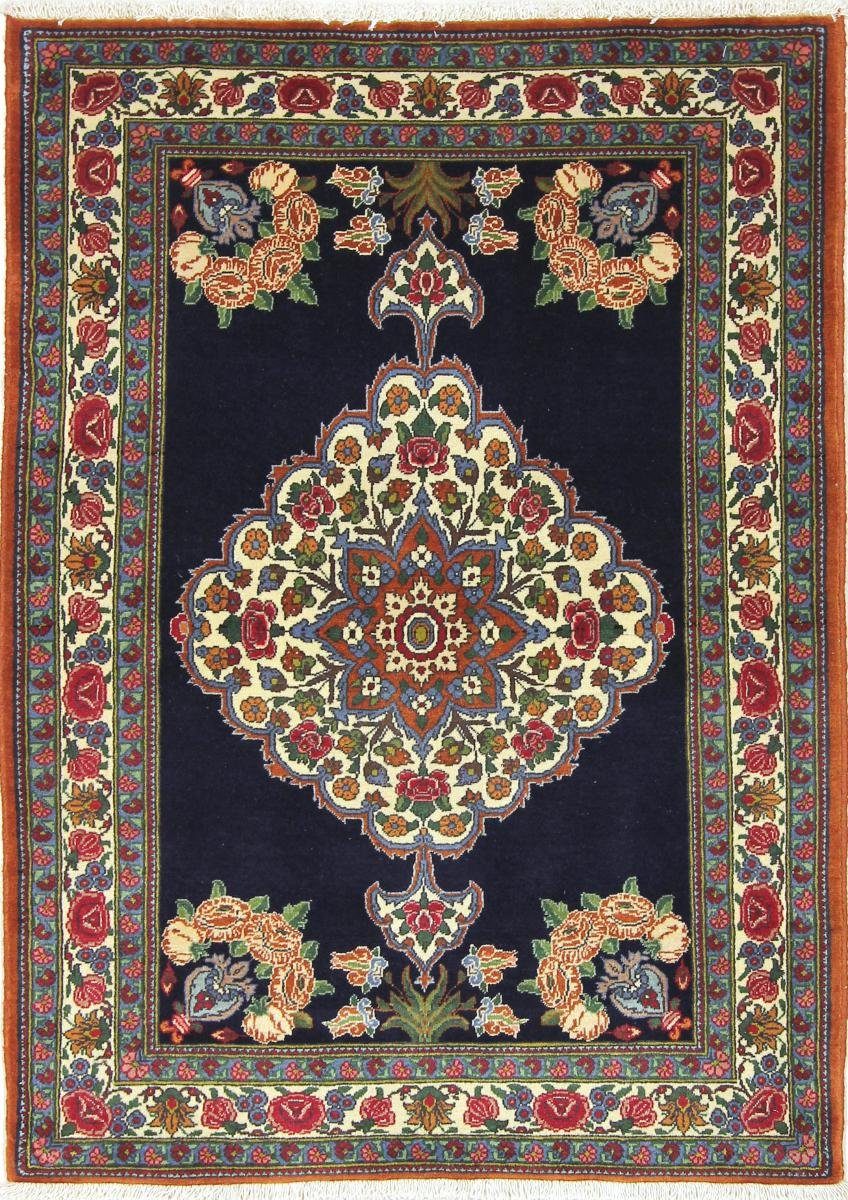 Orientteppich Bakhtiar 104x148 Handgeknüpfter Orientteppich / Perserteppich, Nain Trading, rechteckig, Höhe: 12 mm
