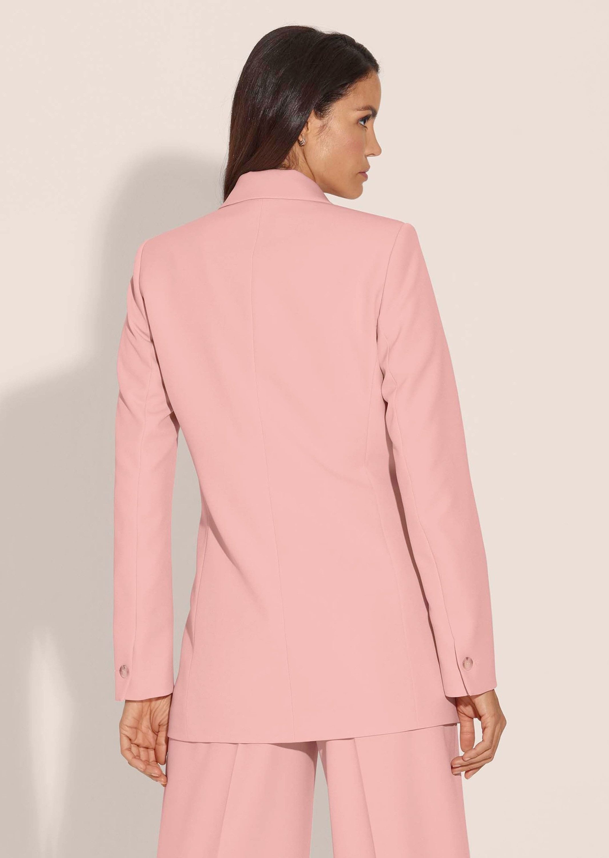 MADELEINE Kurzblazer Zweireihiger Longblazer mit Futter