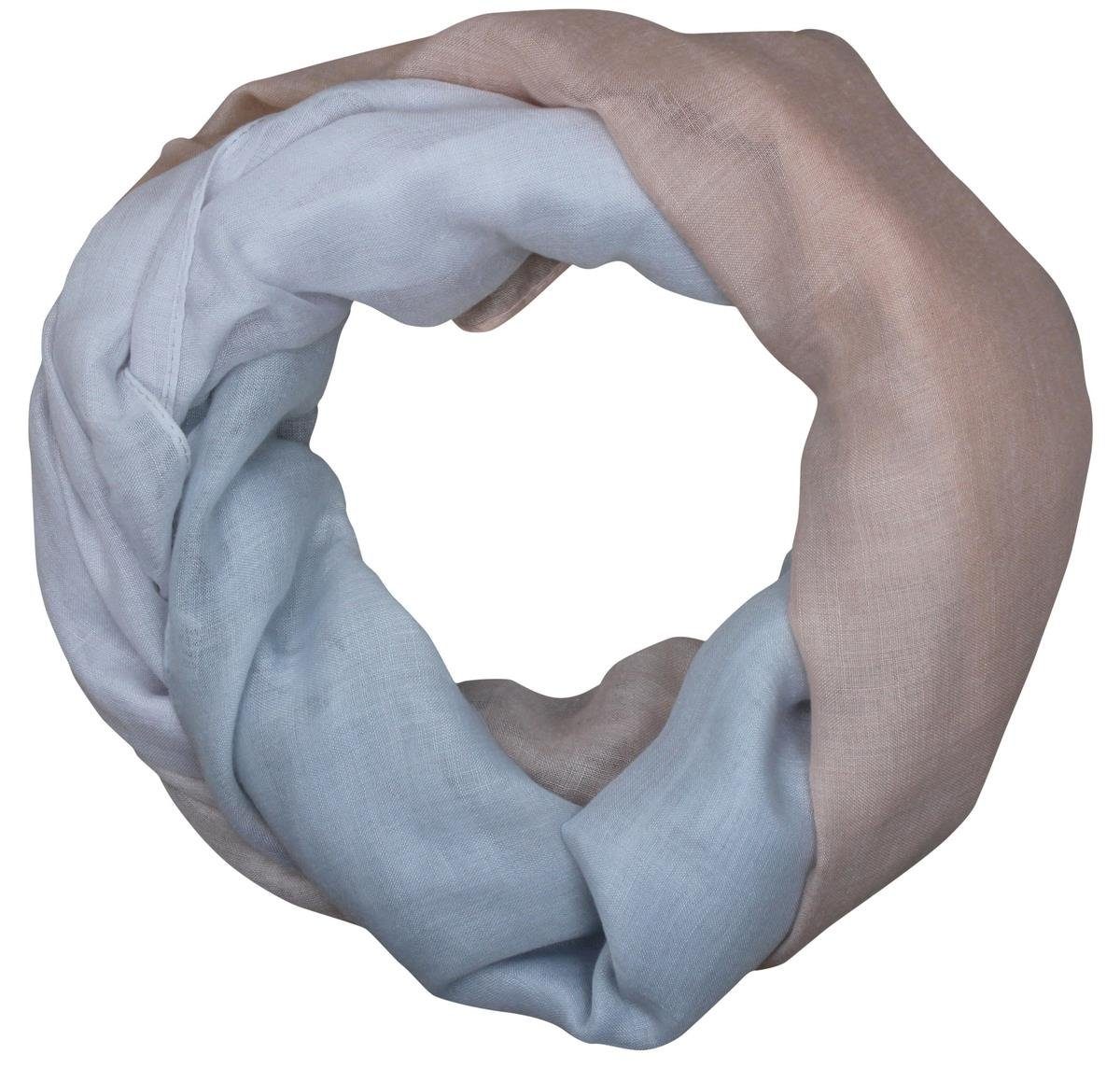 LOREZA Loop Damen Farbverlauf Loopschal Schal Halstuch Tuch günstig online kaufen