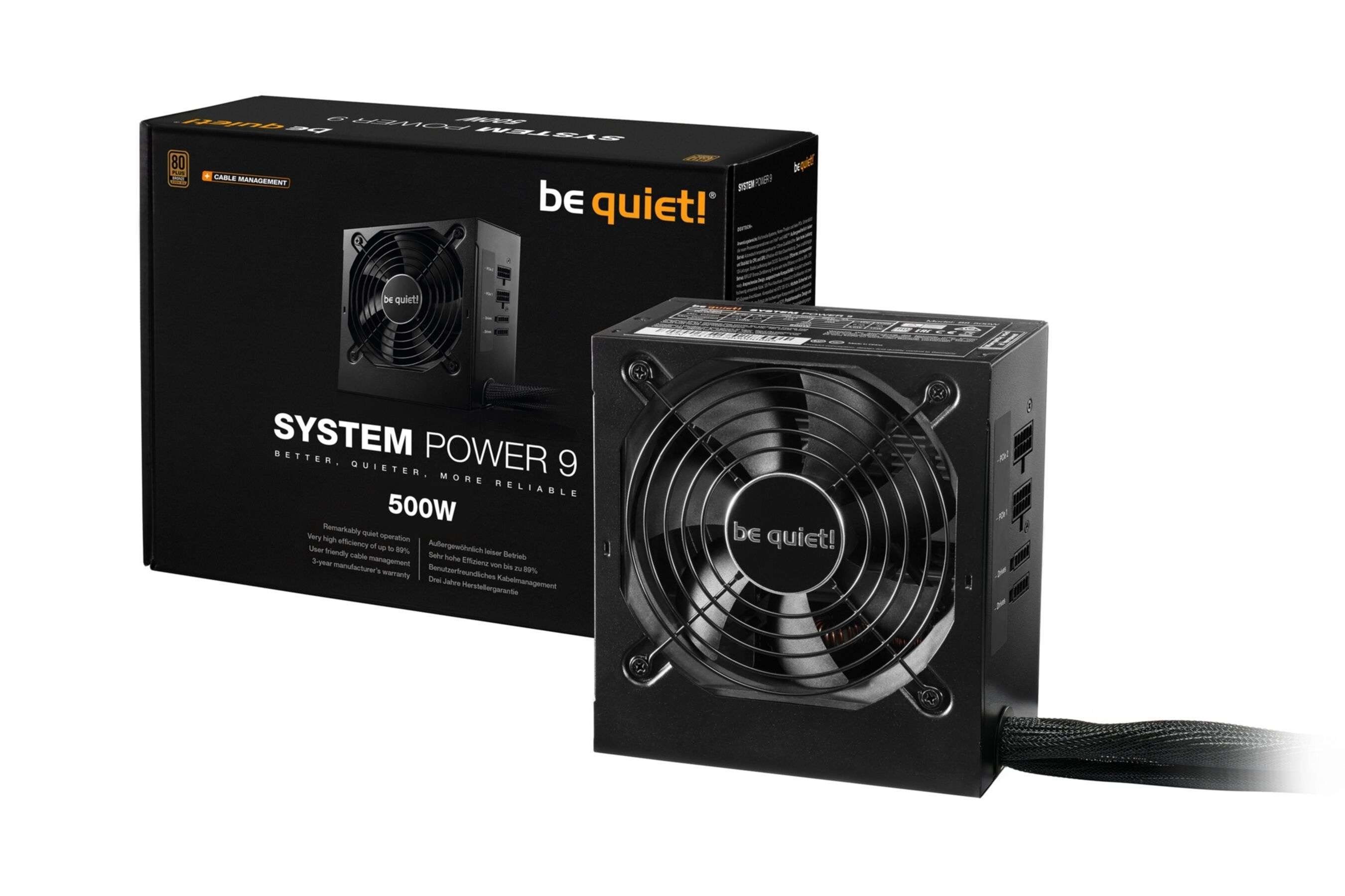 be quiet! System Power 9, 500W Netzteil