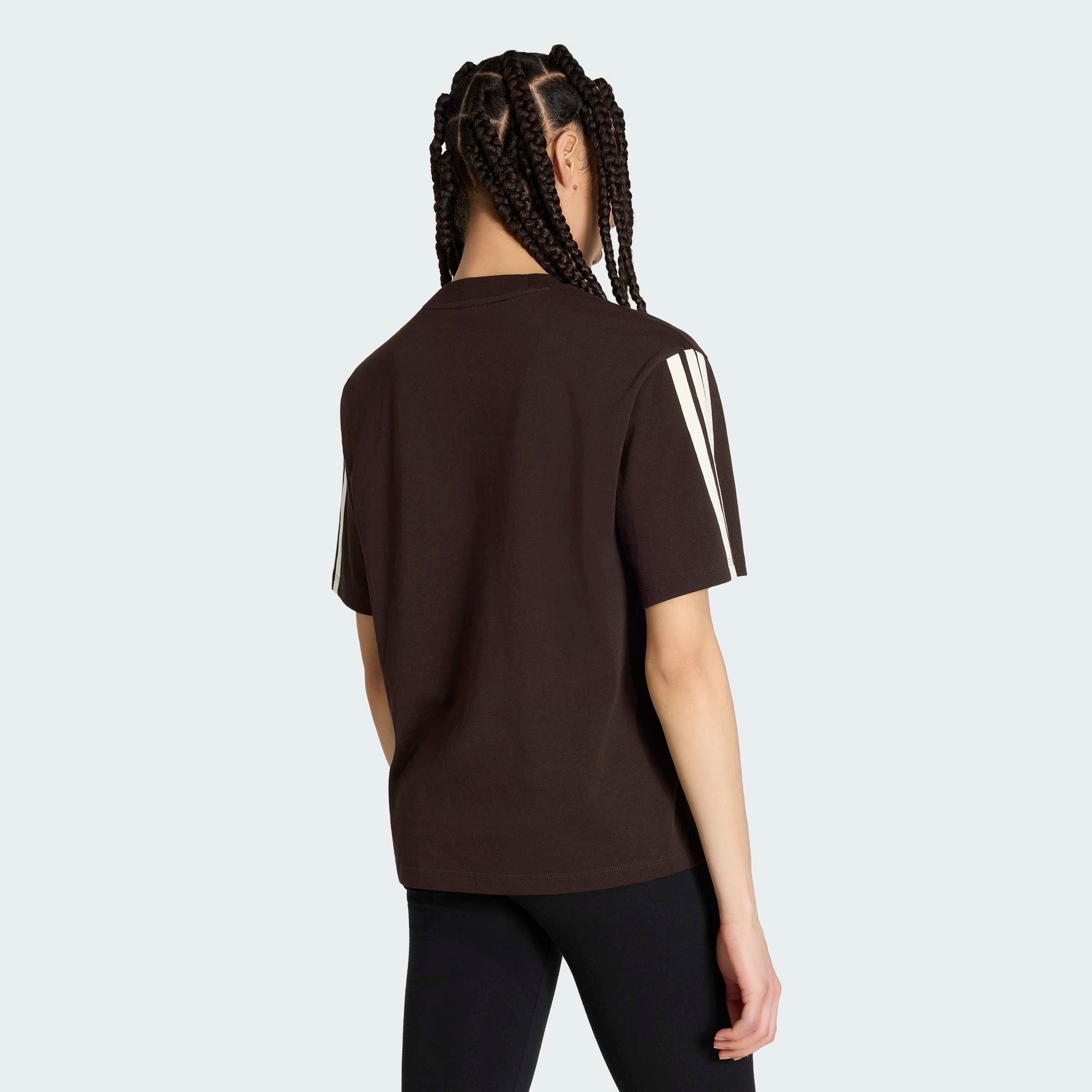 adidas Sportswear T-Shirt W 3S SJ BF T Kurzarmdesign, mit Rundhalsausschnitt, gerader Abschluss
