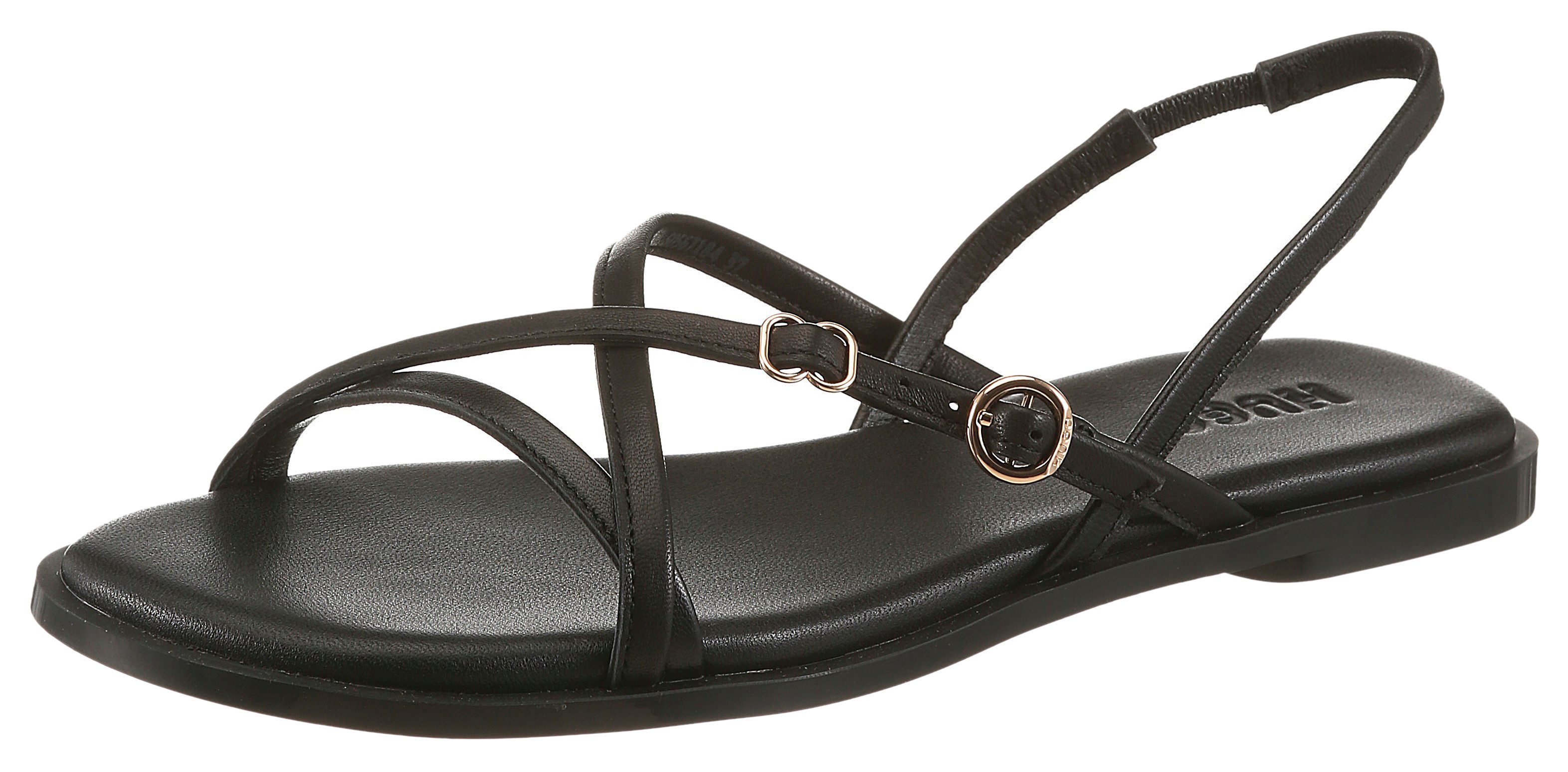 HUGO Riemchensandale Sommerschuh, Sandalette mit filigranen Riemchen