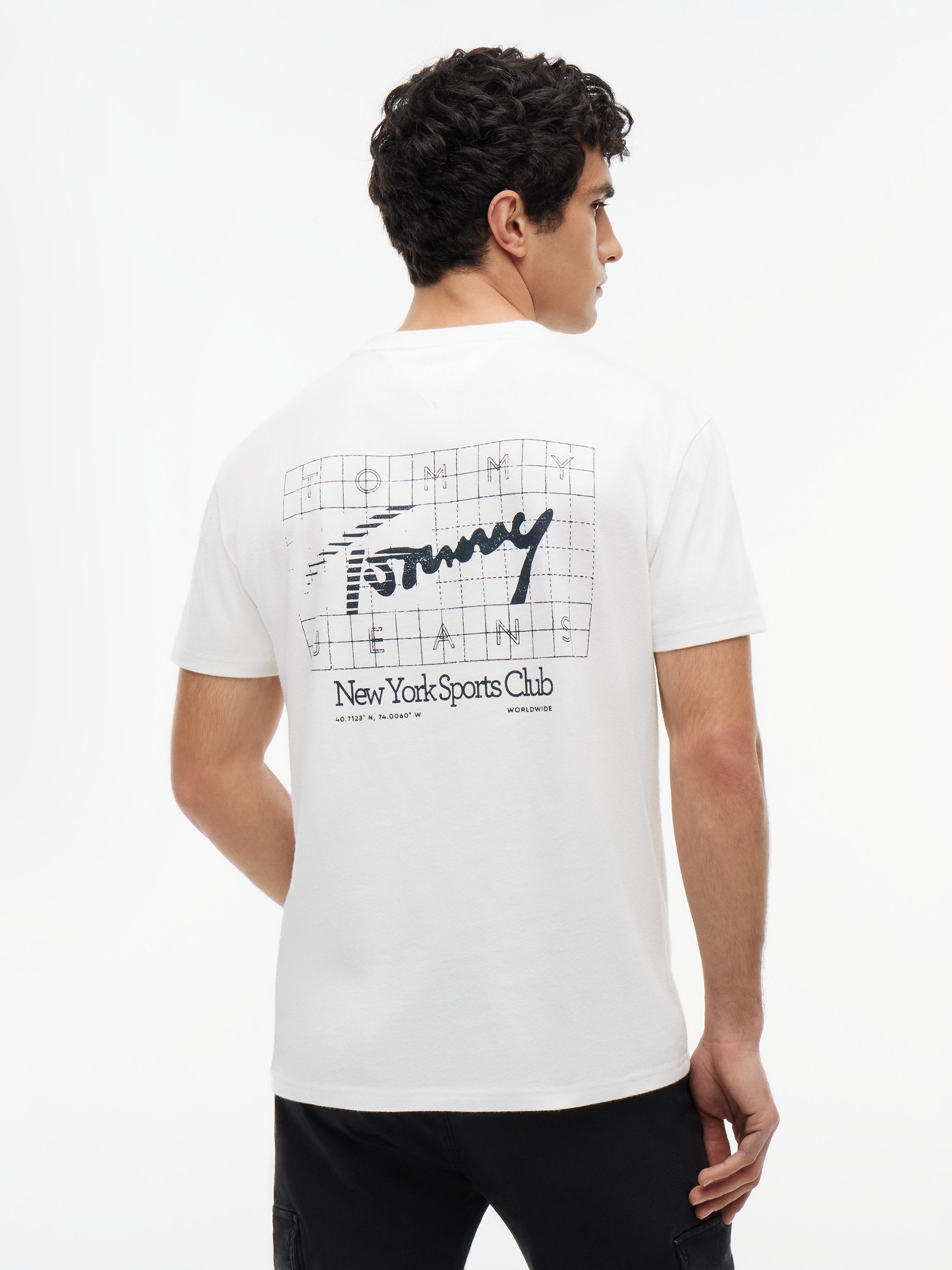 Tommy Jeans T-Shirt TJM REGULAR SIGNATURE FLAG – Bild 2 von 5