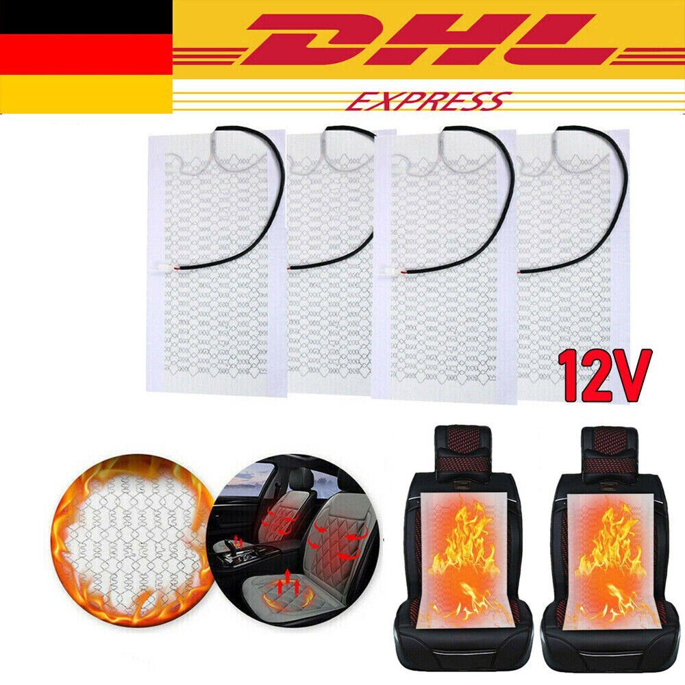 BlingBin Sitzheizkissen »4 Set Auto Carbon Universal Sitzheizung ...