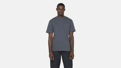 Dickies T-Shirt Herren WS436 mit Brusttasche (1-tlg) 100% Baumwolle, Mit Dickies Logo auf der Tasche