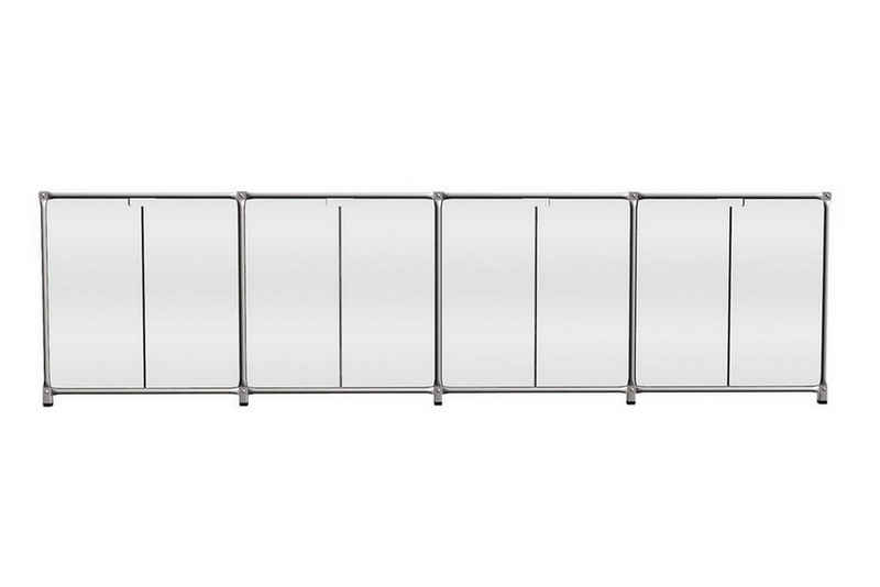 daslagerhaus living Sideboard Sideboard System 180 weiß B 291 cm