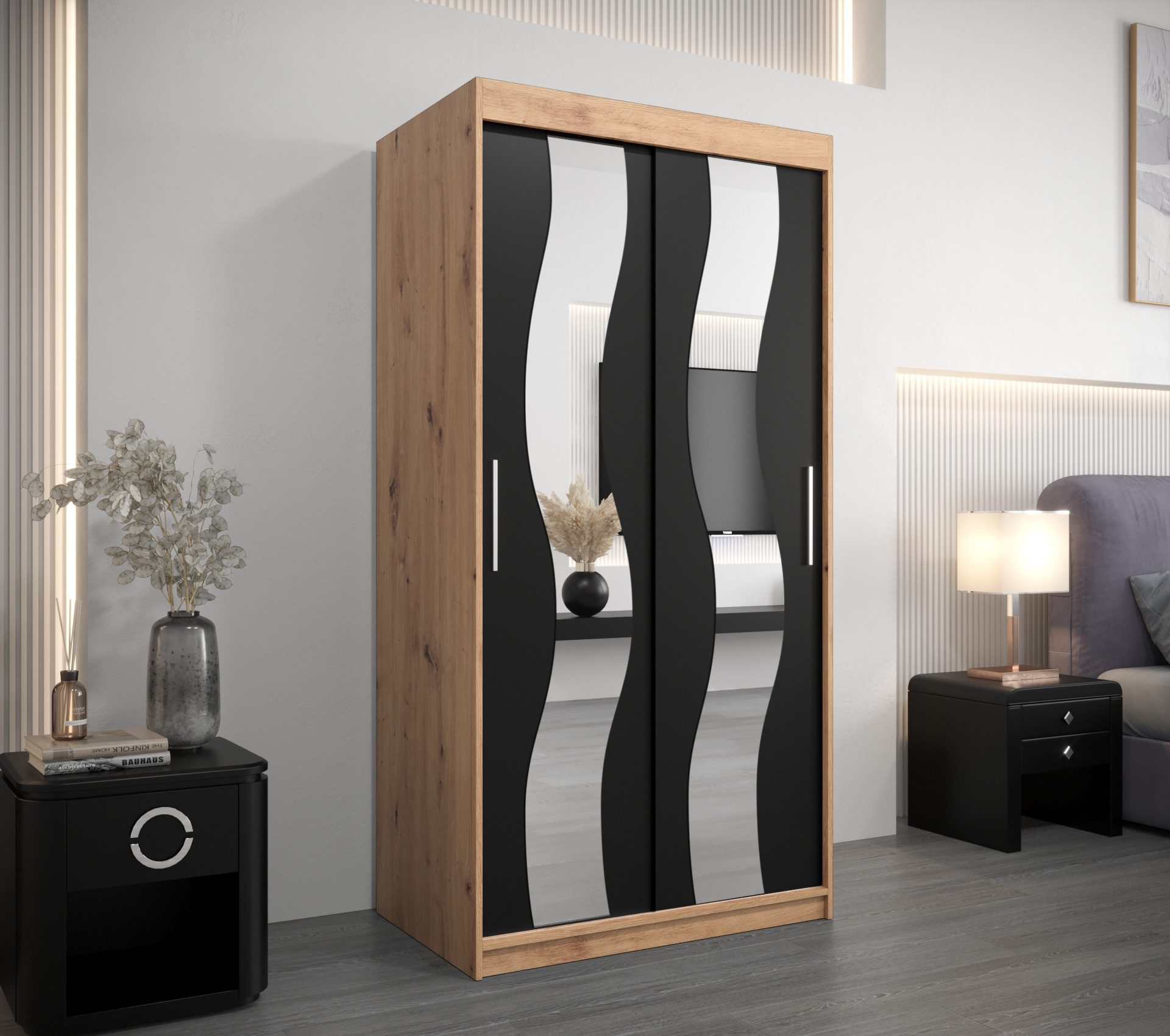 ABIKS MÖBEL Schwebetürenschrank SEWILLA Schlafzimmerschrank - günstig online kaufen