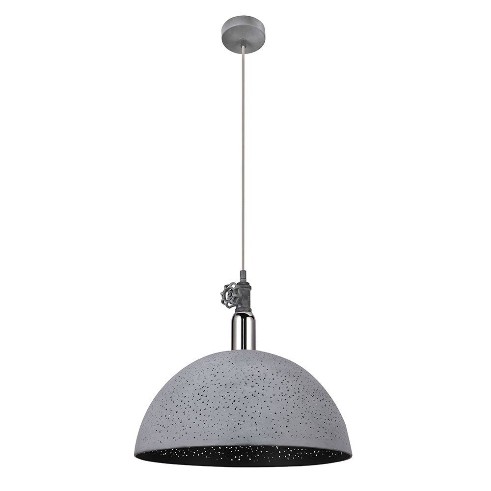 etc-shop Hängeleuchte, Leuchtmittel inklusive, Warmweiß, Farbwechsel, Decken Pendel Fernbedienung Hänge Lampe Decken Leuchte dimmbar Grau