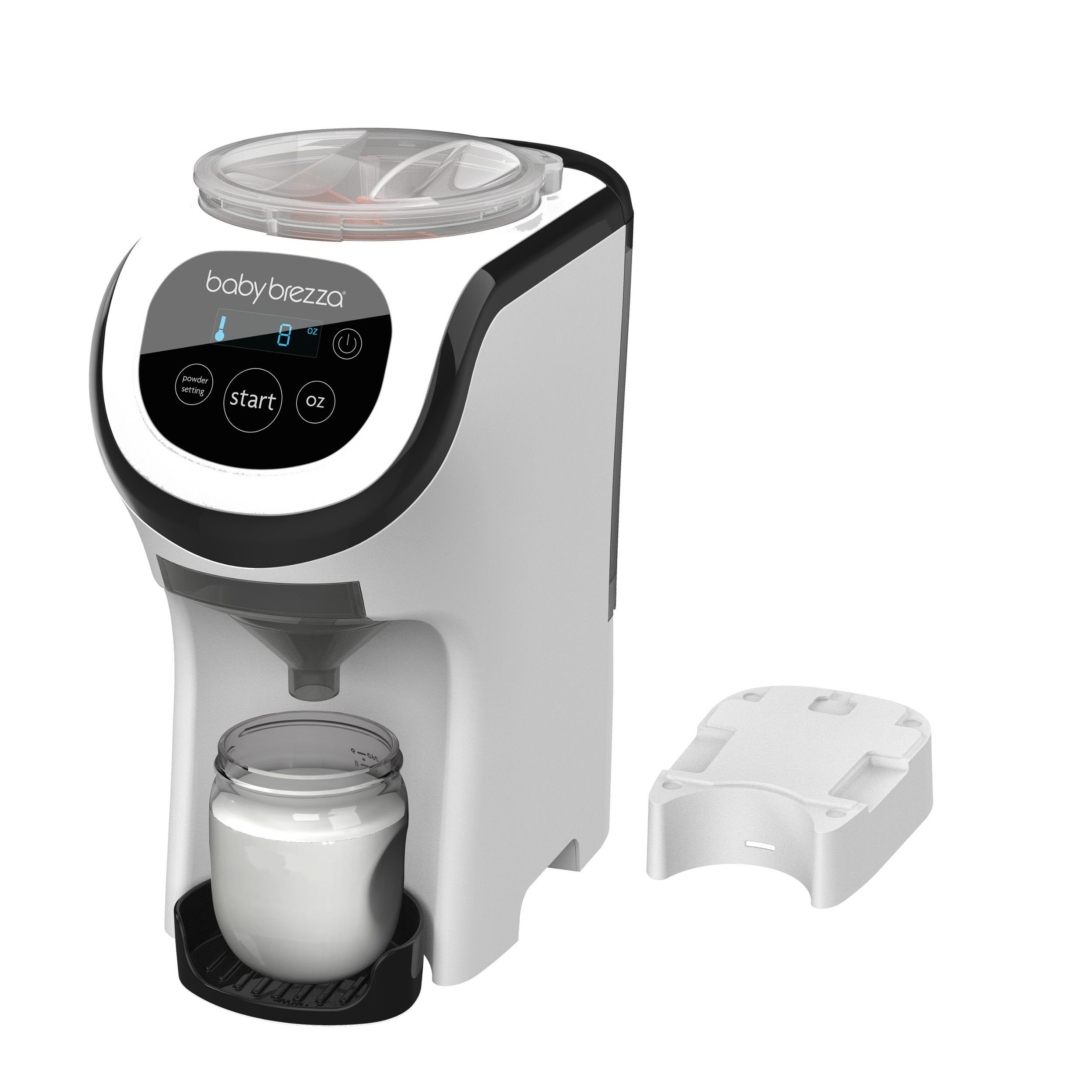 Baby Brezza Babyflaschenwärmer Formula Pro Mini - automatischer Flaschenzubereiter mit Base