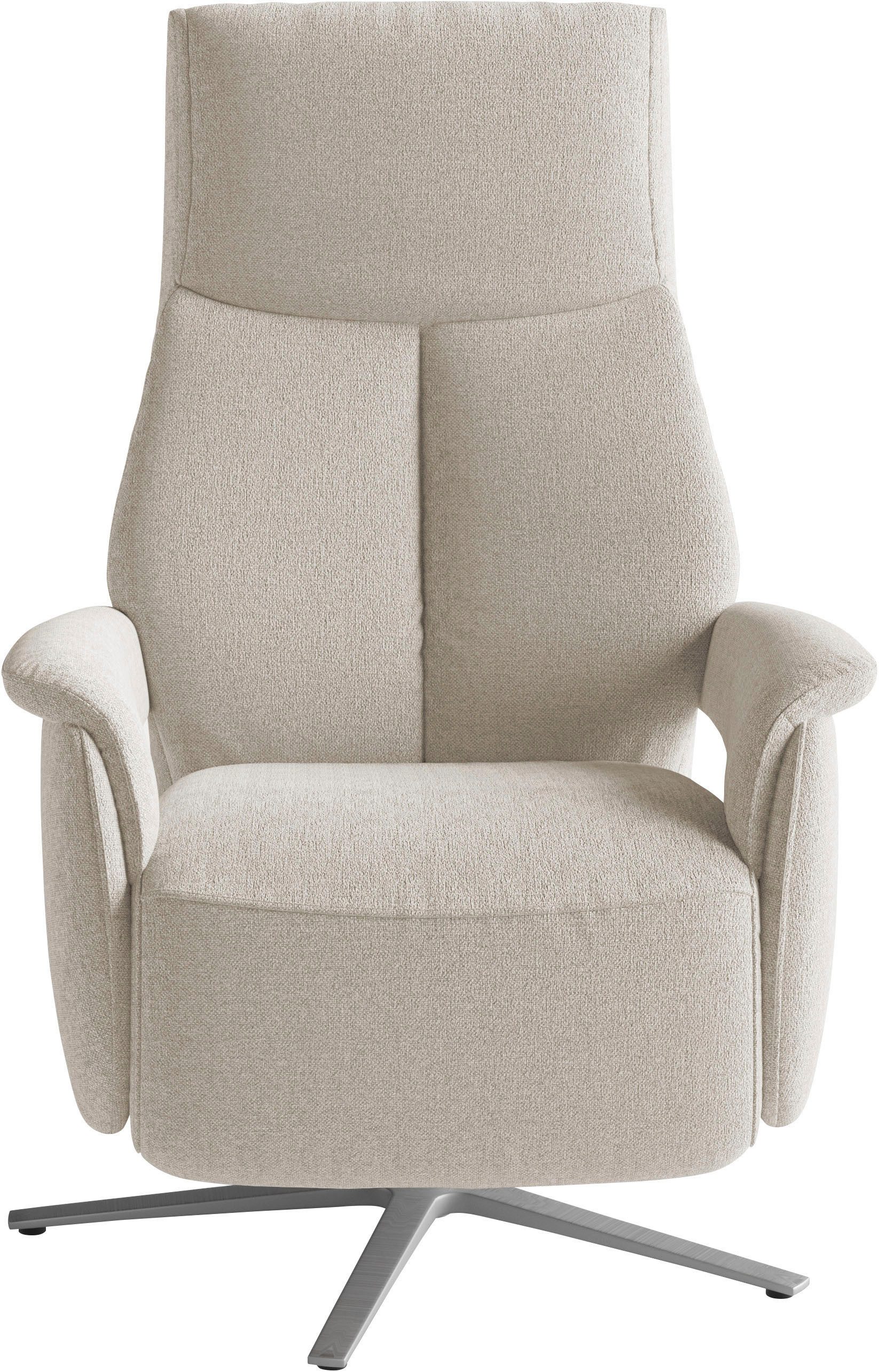 sit&more TV-Sessel Lazy mit Kopfteilverstellung & Drehfunktion, weitere Funktionen, Ergonomie M: elektr. Fusßtütze, Rückenlehne & Aufstehhilfe, Herz-Waage