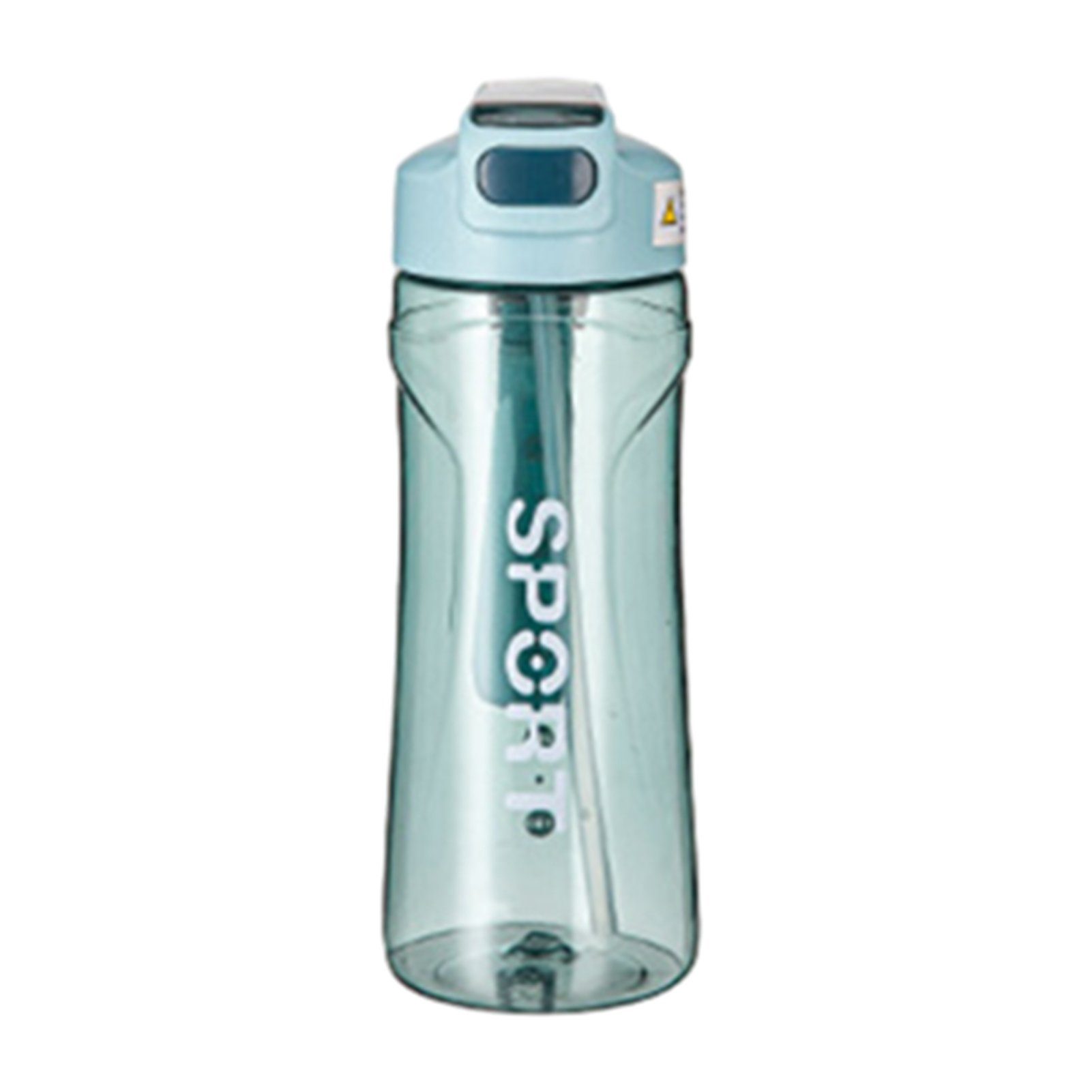 Blusmart Trinkflasche 700 Ml/800 Ml Personalisierter Stroh-Sport-Wasserbecher, Trinkflasche sky blue 700ml