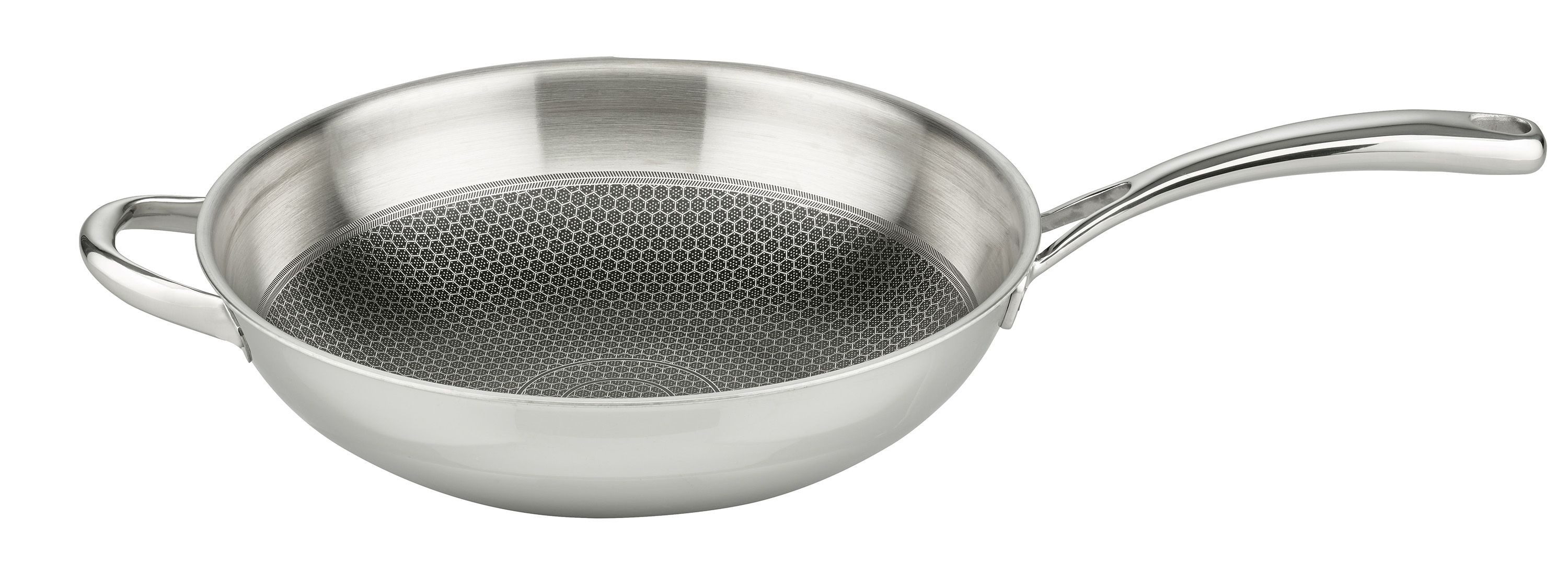 Elo Bratpfanne ELO Wokpfanne RELIEF EVOLUTION D 30 cm silber