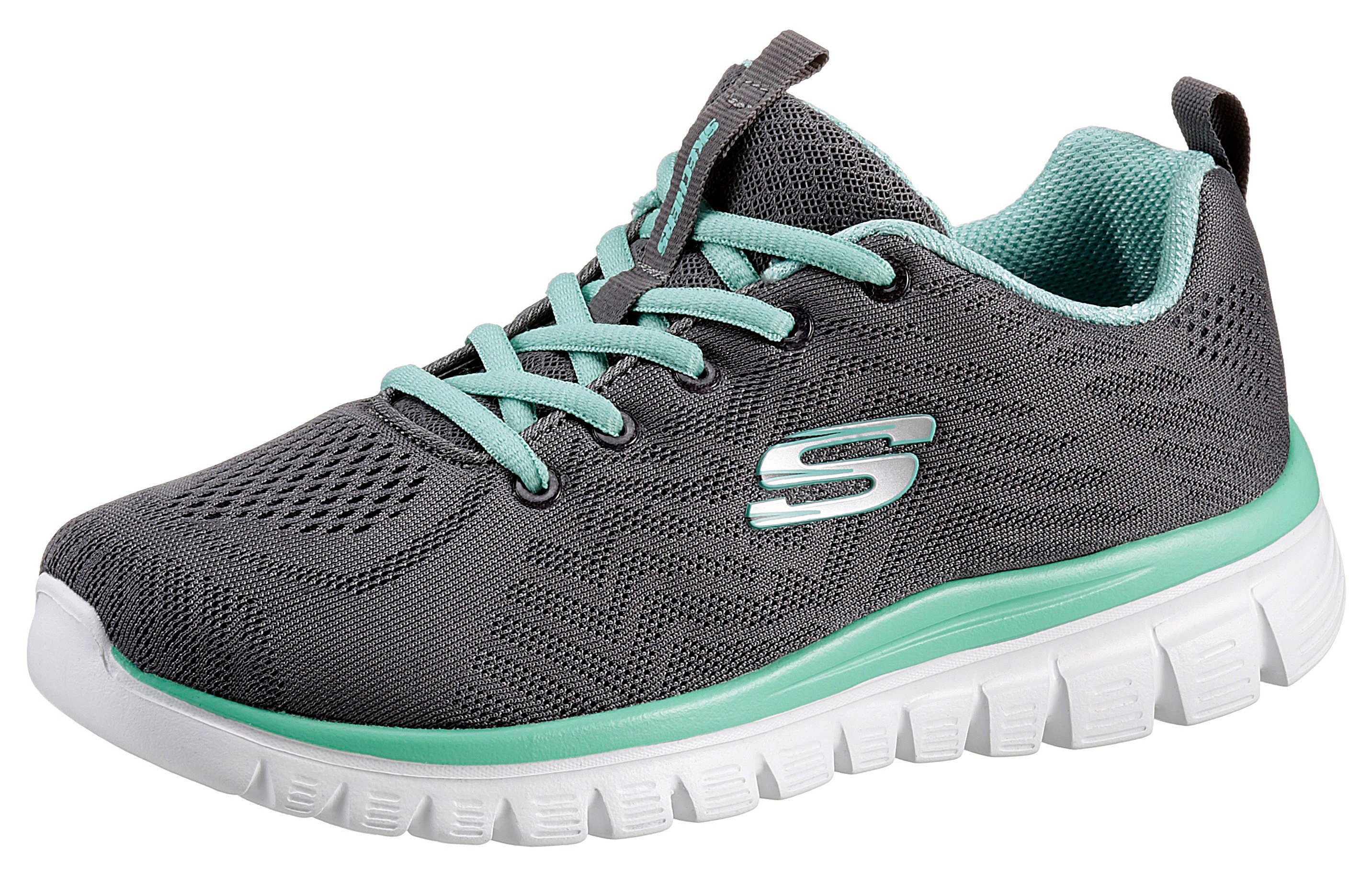 Skechers GRACEFUL - GET CONNECTED Sneaker Freizeitschuh, Halbschuh, Schnürschuh in Schuhweite G (weit)