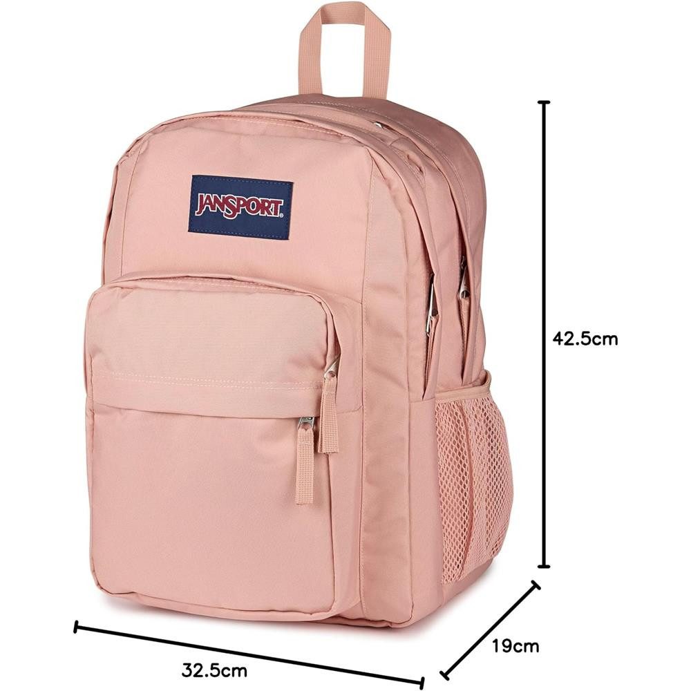 Jansport Tagesrucksack Big Day Pack Laptop-Rucksack 34 l, 15 Zoll, 4 Fächer (Rucksack, 1 Big Day Pack Rucksack), S-förmige Schultergurte, gepolsterter Rücken, 15-Zoll-Laptopfach