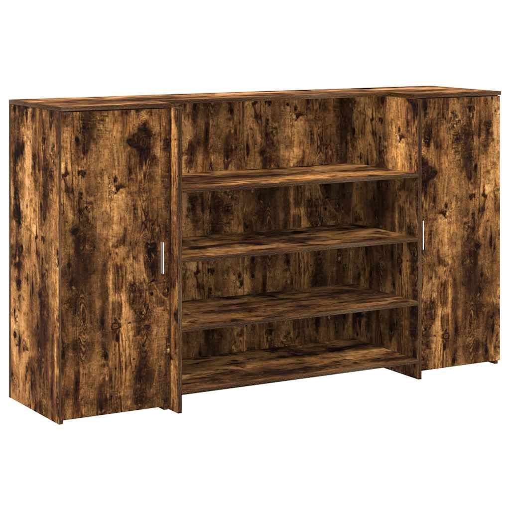 vidaXL Schreibtisch Empfangstheke Räuchereiche 180x50x103,5 cm günstig online kaufen