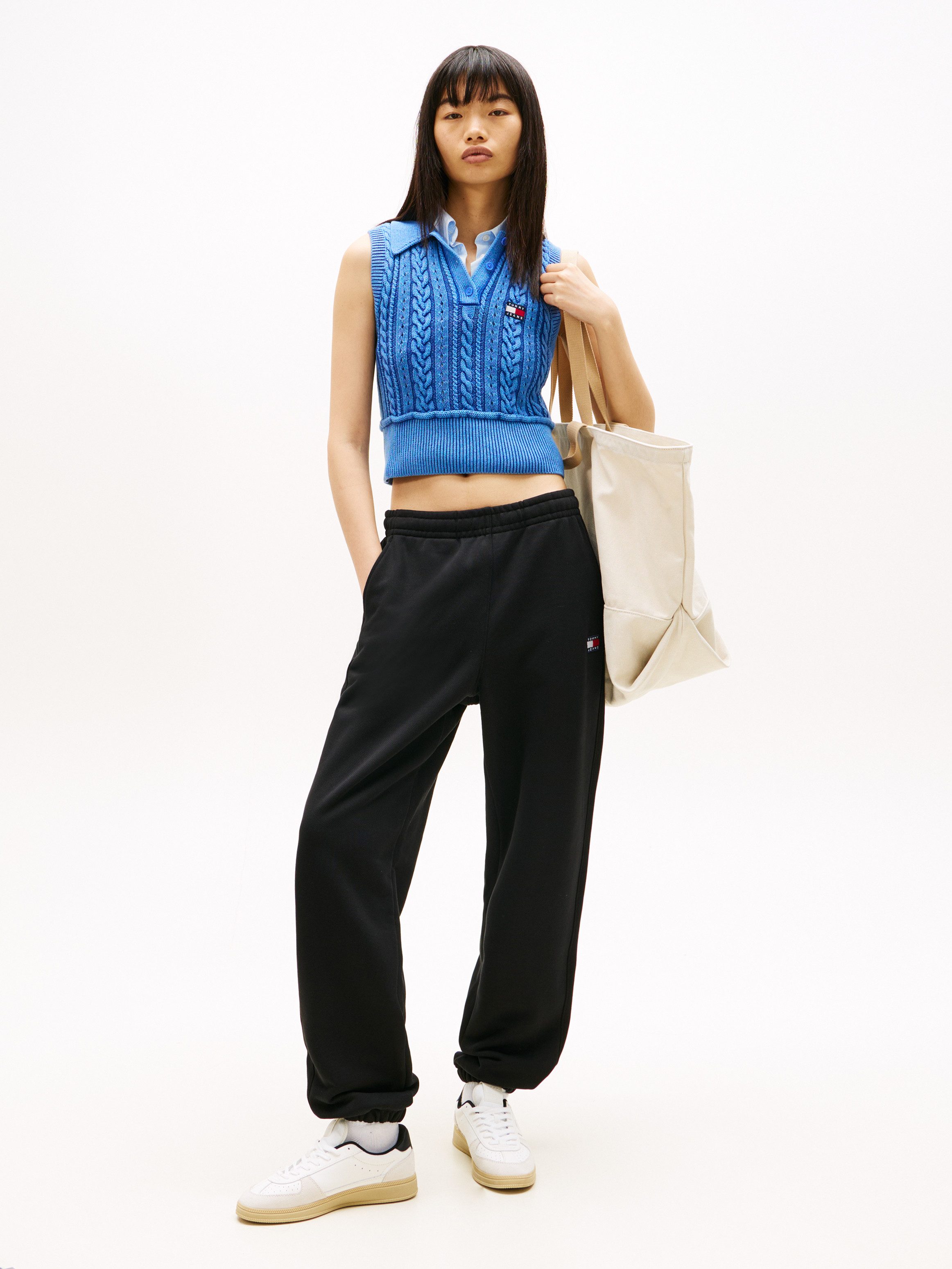 Tommy Jeans Sweathose TJW BADGE SWEATPANT Baumwolle, Badge