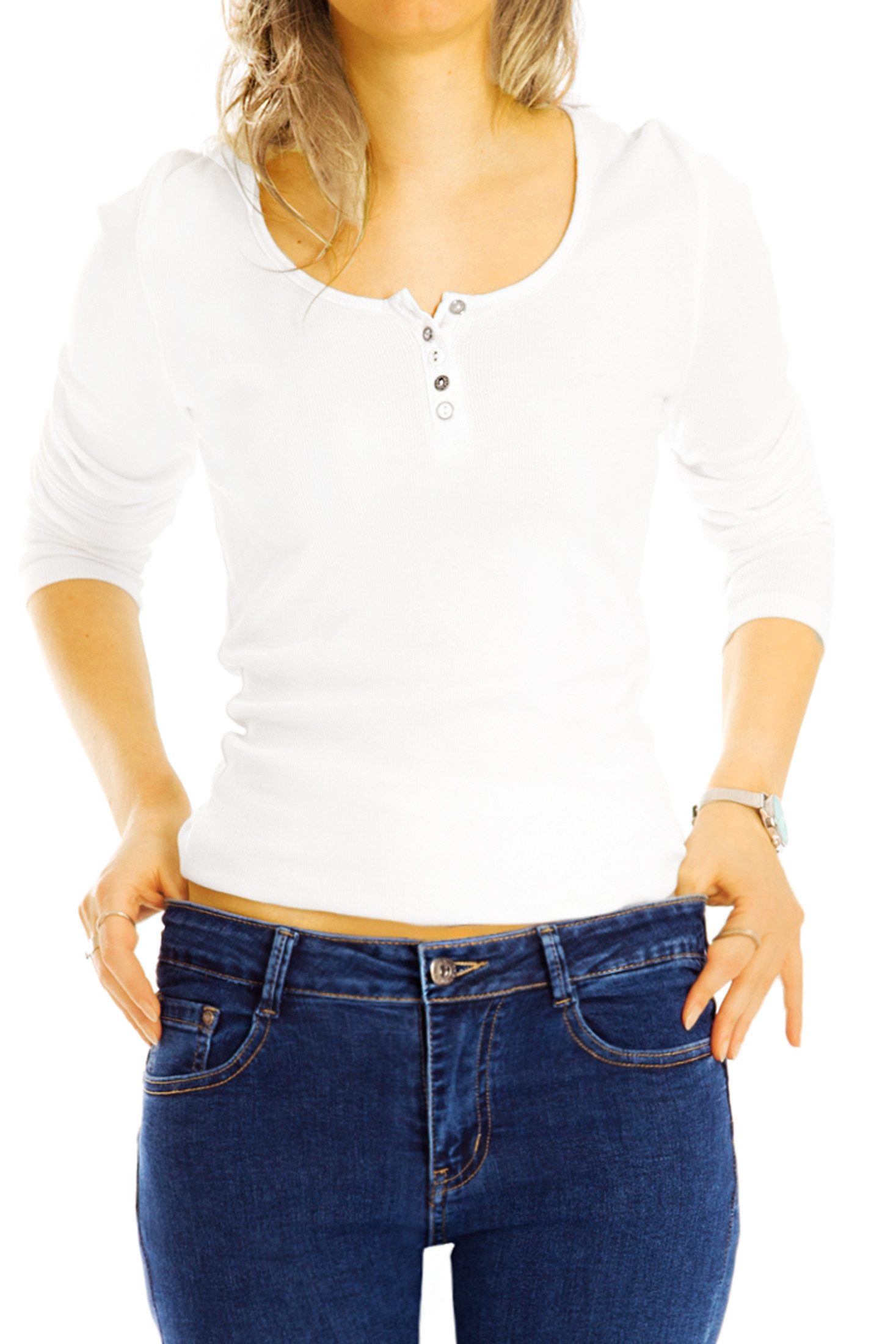 be styled Skinny-fit-Jeans Medium Waist Röhrenjeans günstig online kaufen