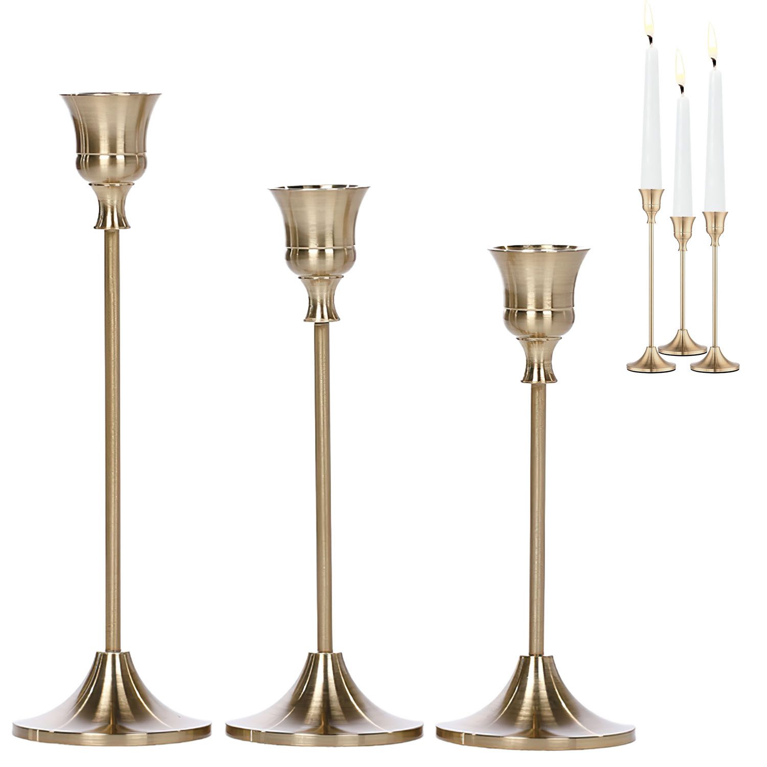 HEYHIPPO Kerzenständer Vintage Kerzenständer Tisch Candlelight günstig online kaufen