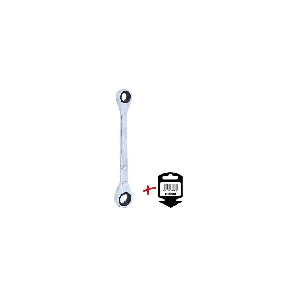 Ringschlüssel GEARplus 503.4511-E, 503.4511-E KS Tools Doppel-Ratschenringschlüssel